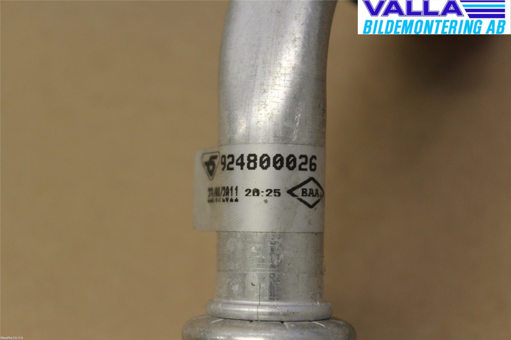 Renault MEGANE III 09-15 Varme Ac Slange - Rør