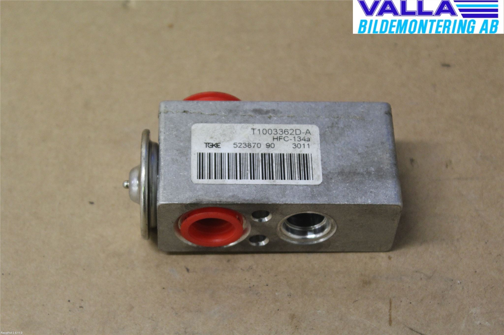 Renault MEGANE III 09-15 Varme Ac Ekspansjonsventil