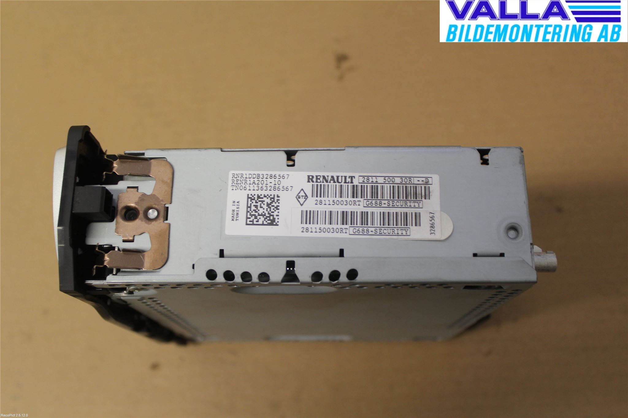 Renault MEGANE III 09-15 Stereo Radio Med Cd