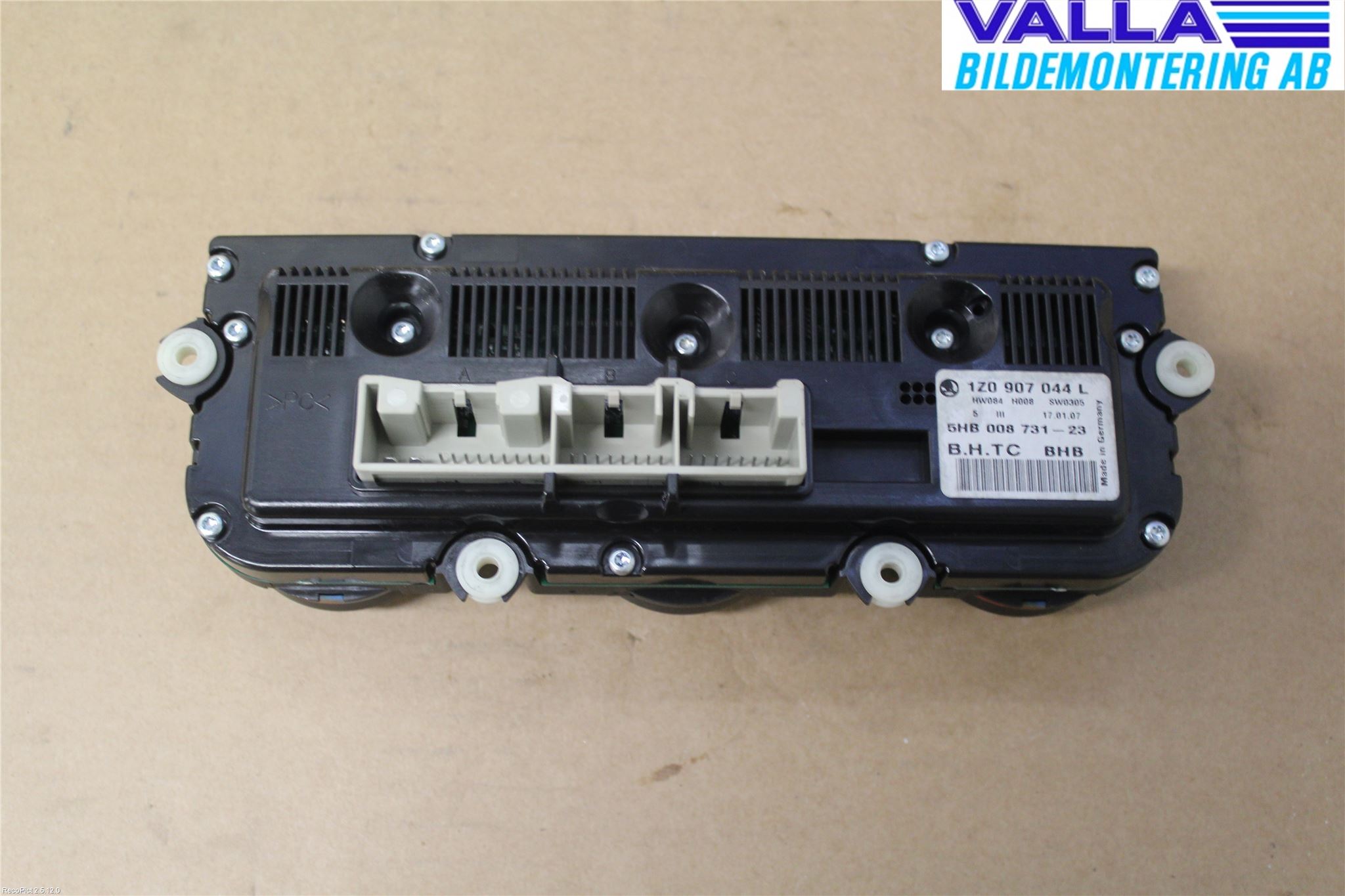 Skoda OCTAVIA (1Z) 05-13 Varme Ac Betjening-Display