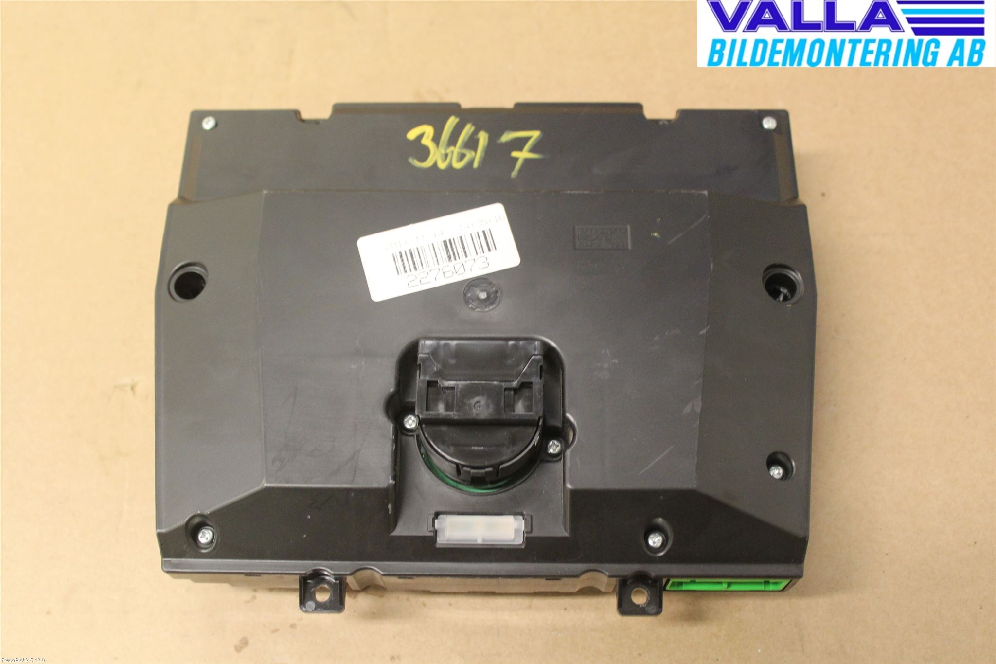 Volvo V60 11-13 Varmeapparat Panel(Regulering)