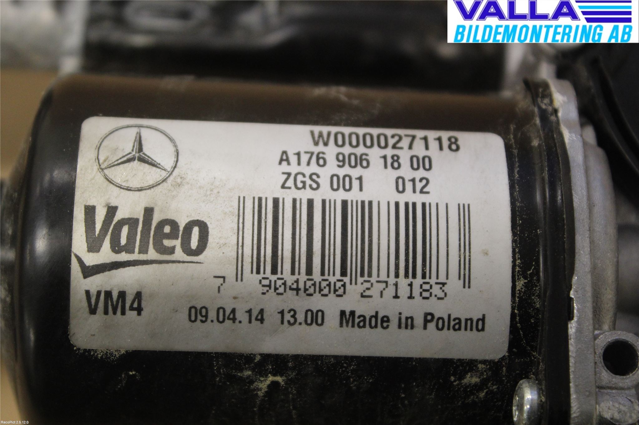 Mercedes-Benz MB GLA-KLASS (X156) 13-20 Viskeroverføring Frontrute
