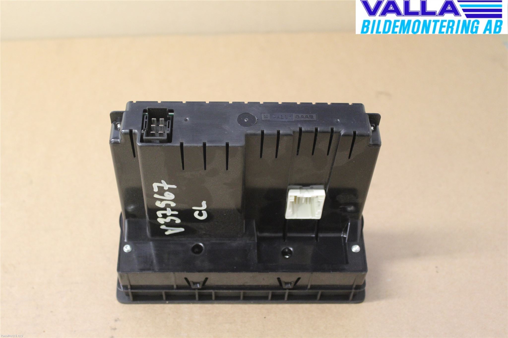 Saab 9-5     06-10 Varme Ac Betjening-Display