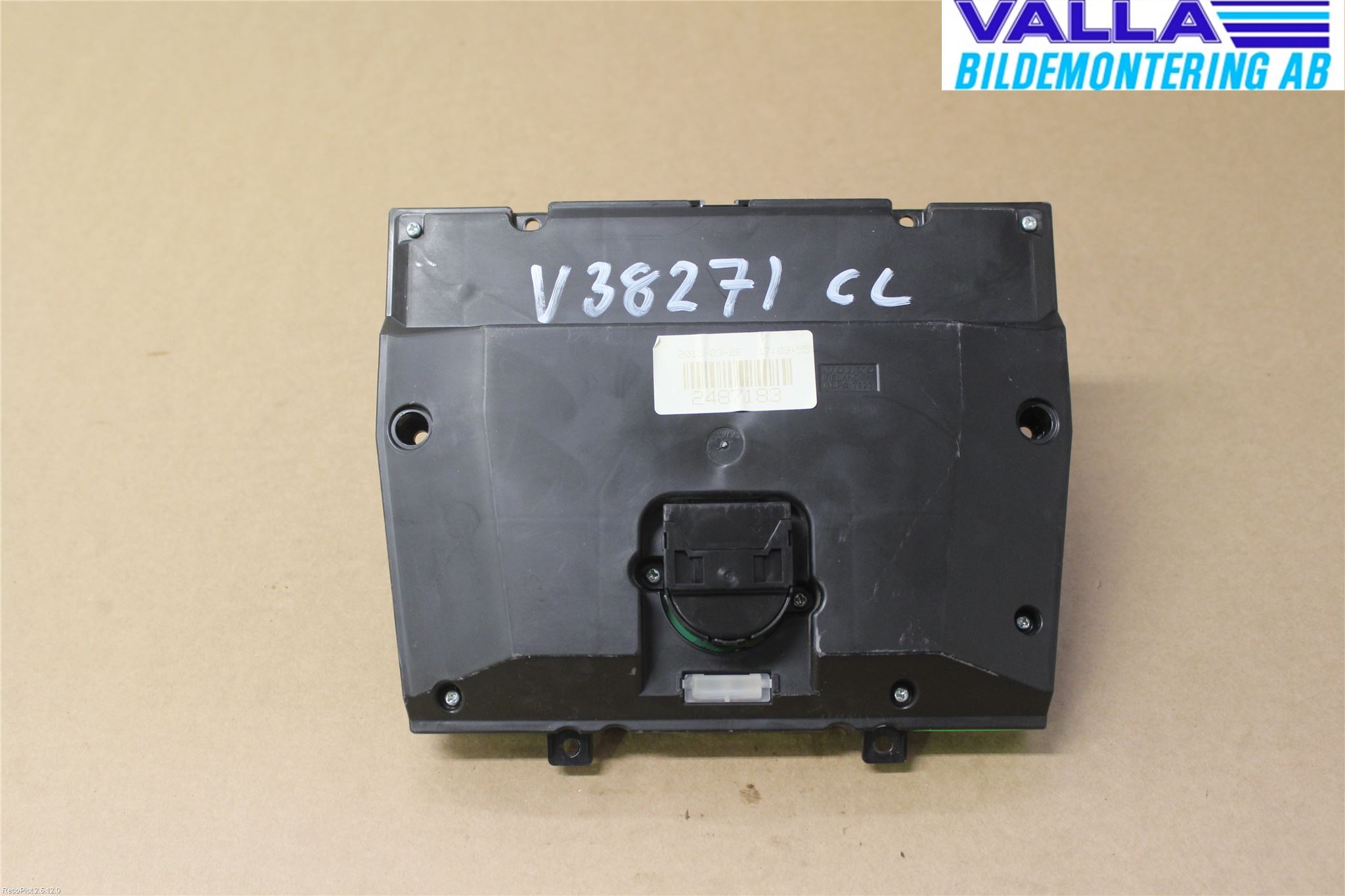Volvo V60 11-13 Varmeapparat Panel(Regulering)