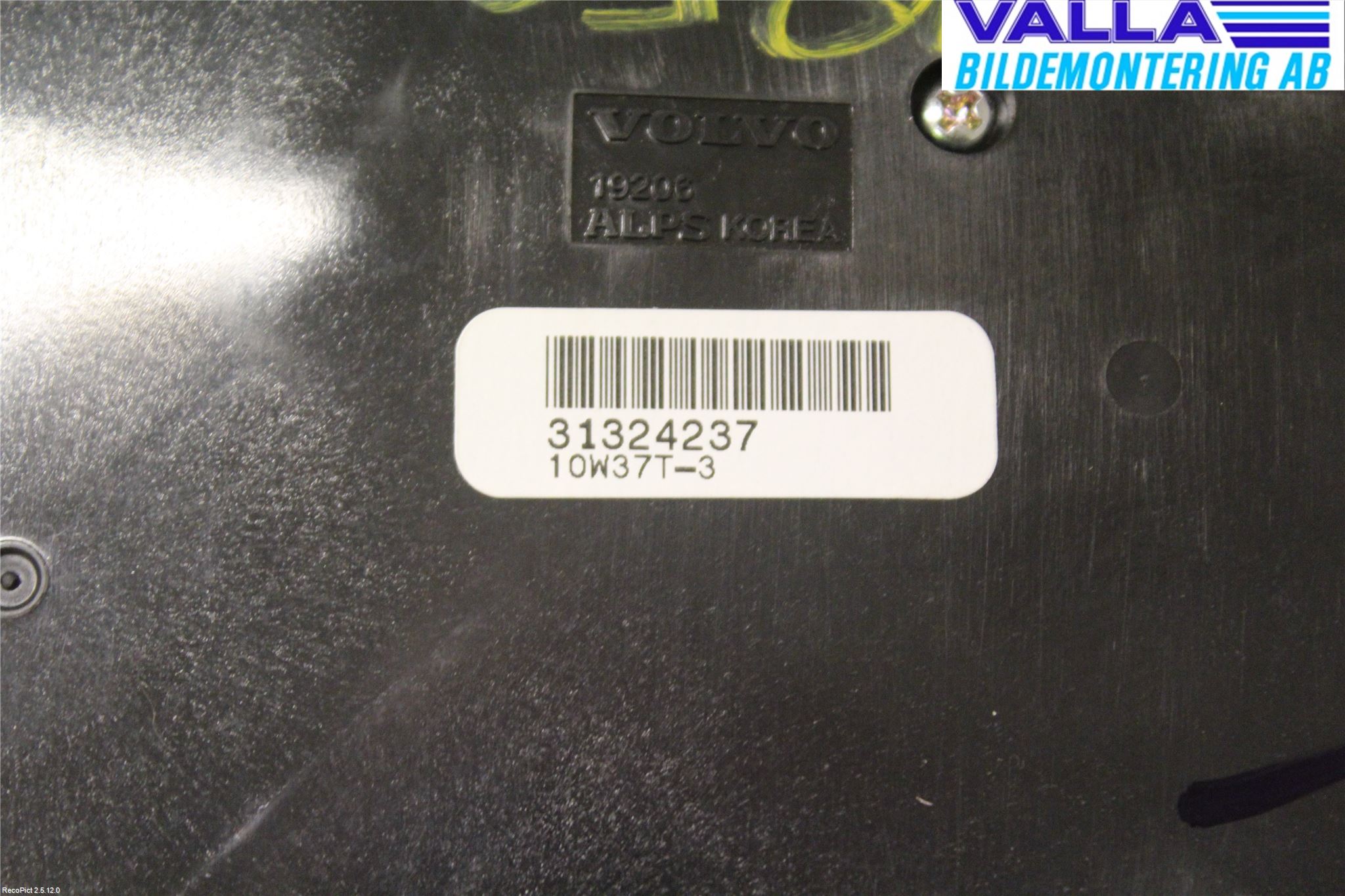 Volvo C30 10-13 Varmeapparat Panel(Regulering)