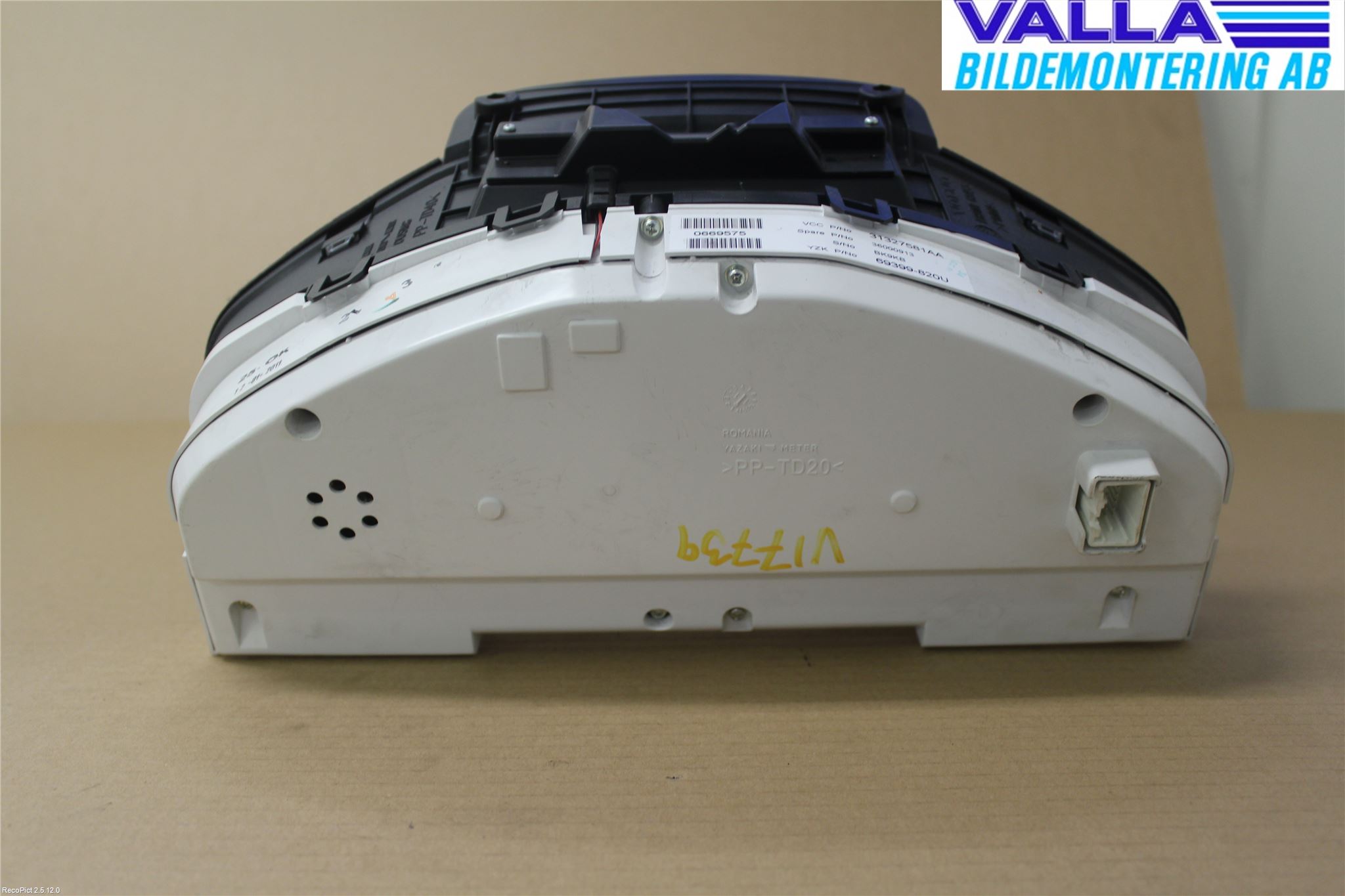 Volvo V70 08-13 Instr Kombinert