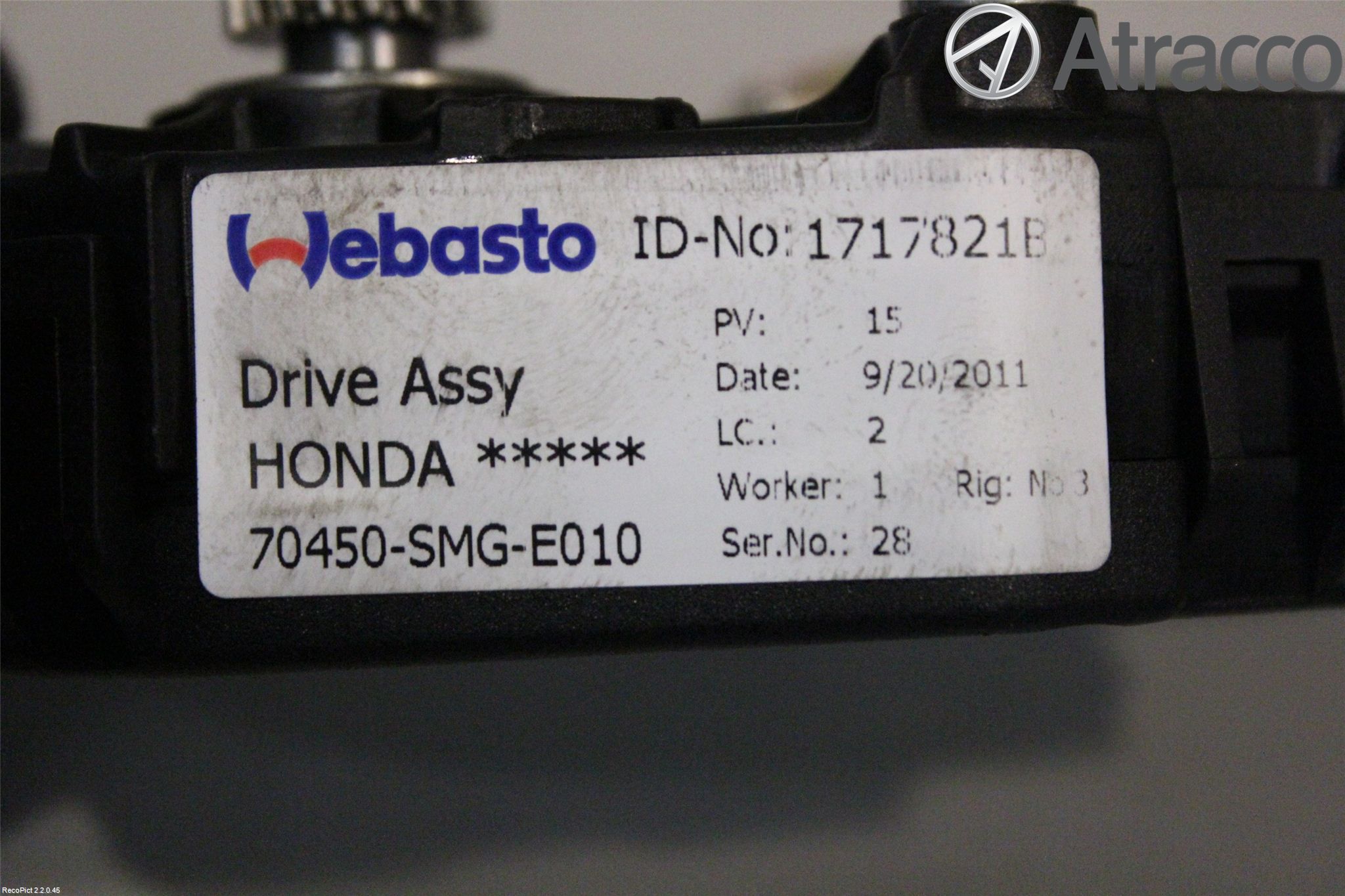 Honda CR-V 07-12 Takluke Motor