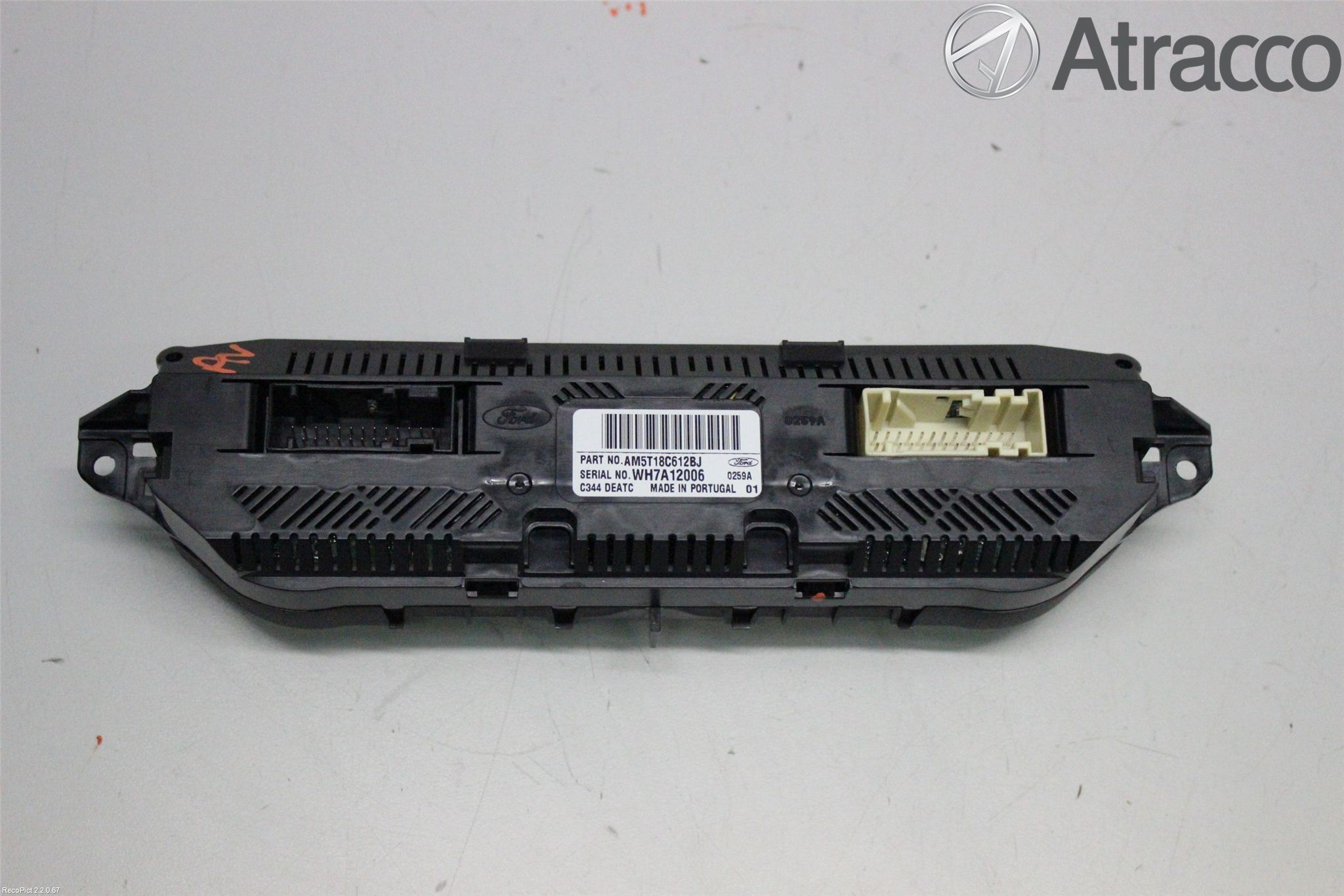 Ford C-MAX II  11-14 Varme Ac Betjening-Display
