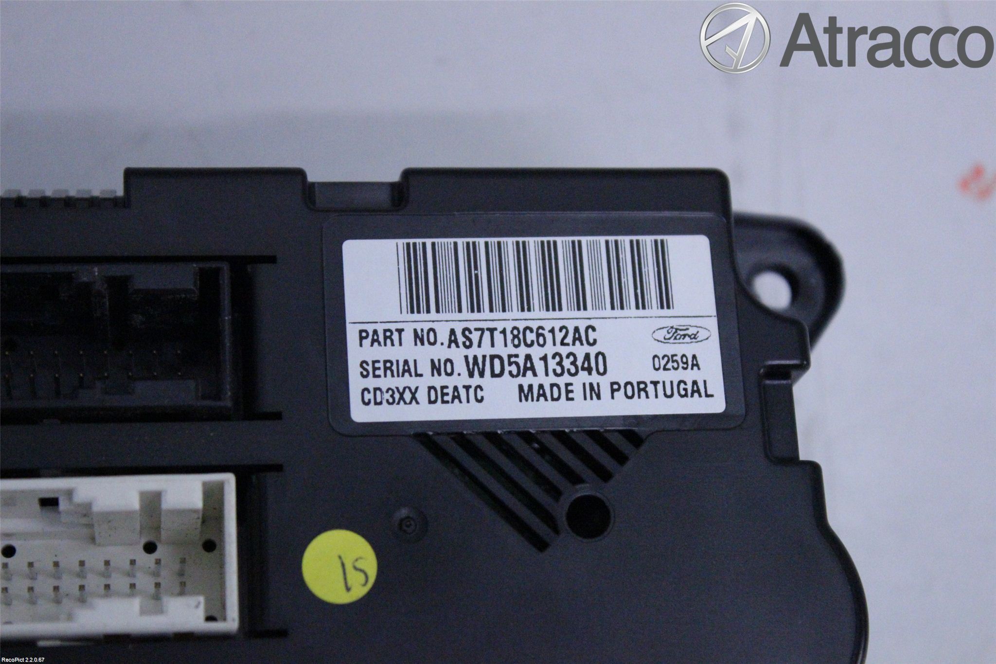 Ford GALAXY 06-15 Varme Ac Betjening-Display