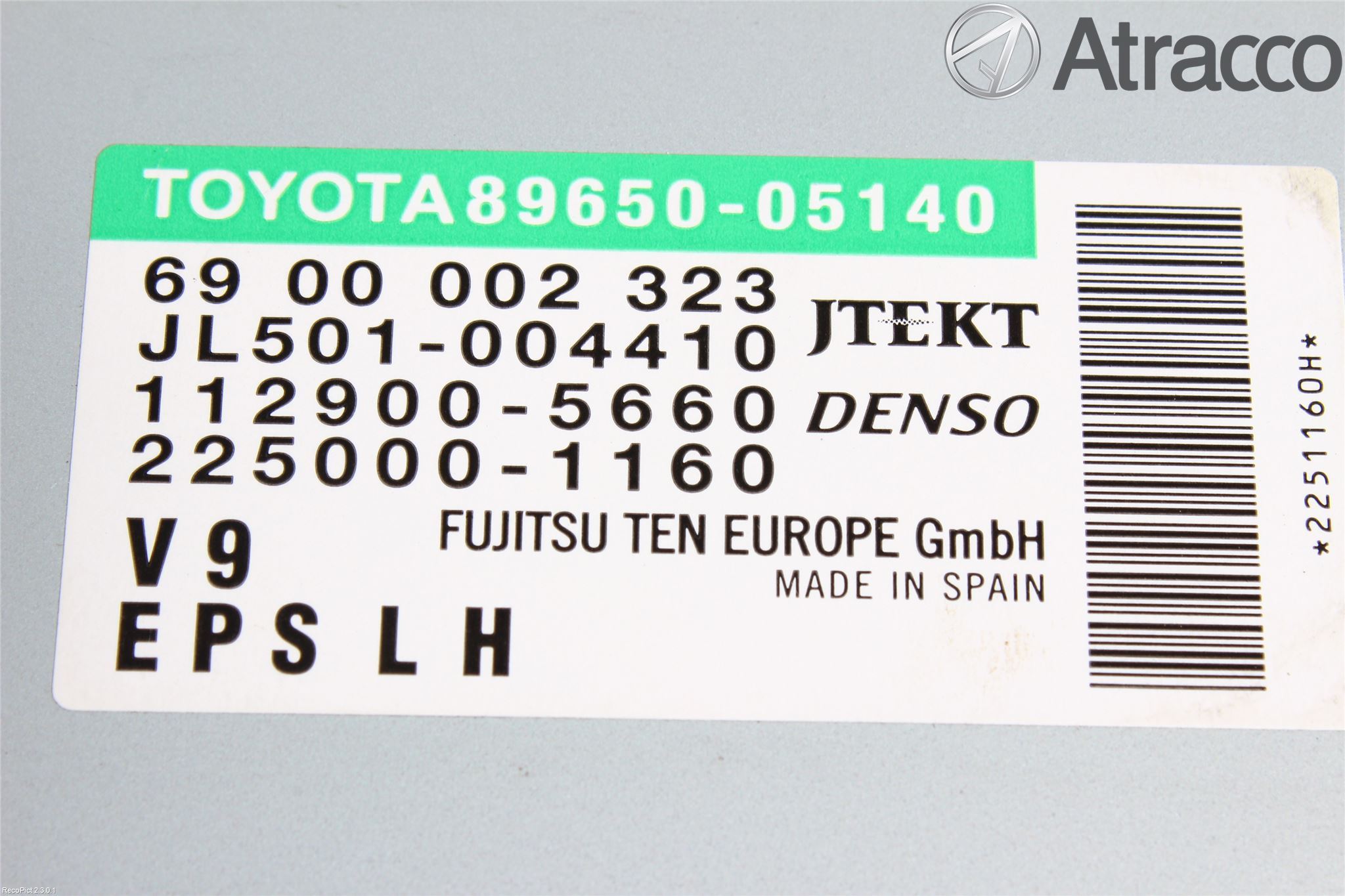 Toyota AVENSIS 09-15 Styreenhet Styreservo