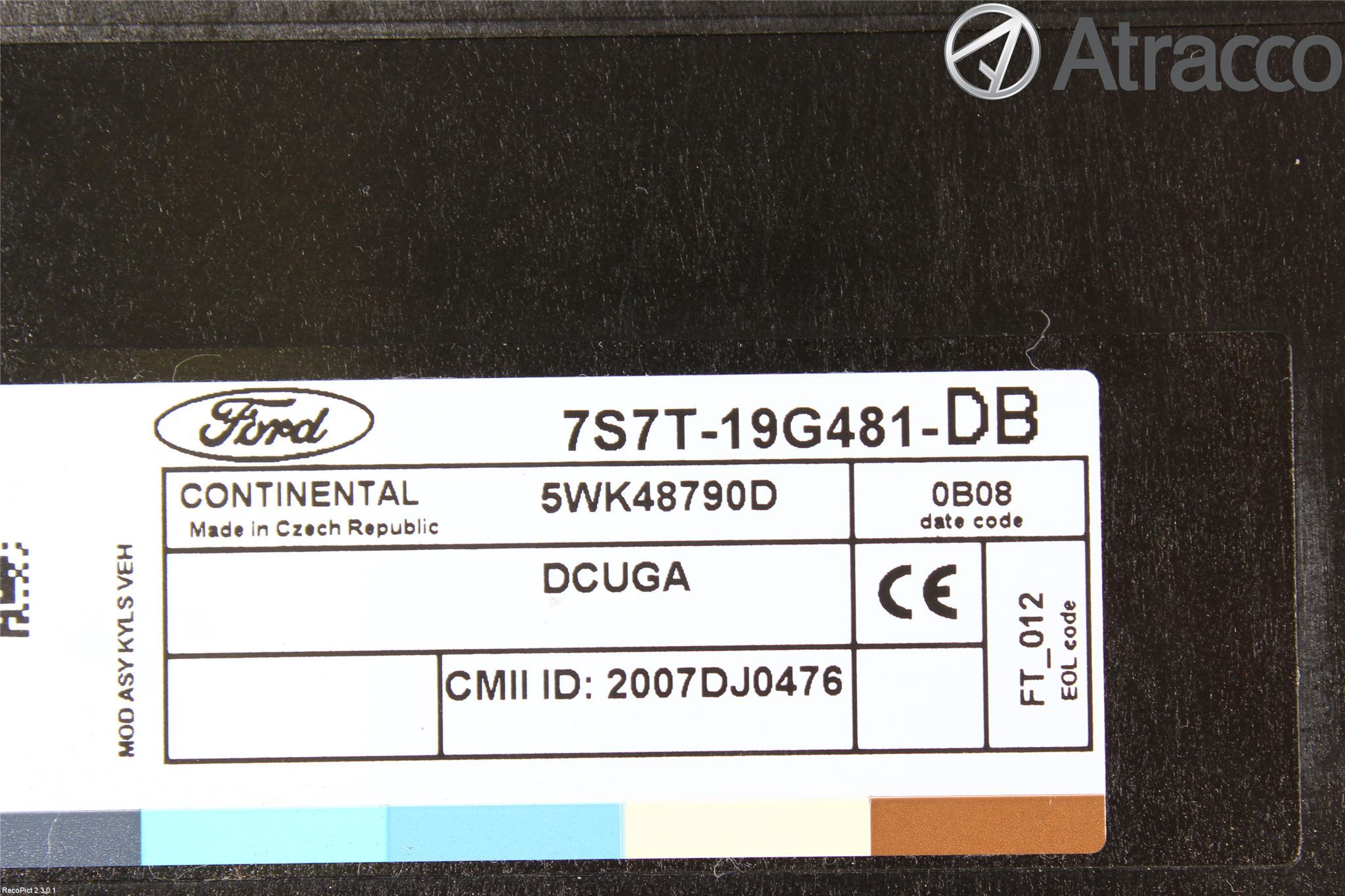 Ford MONDEO 07-15 Styreenhet Øvrig