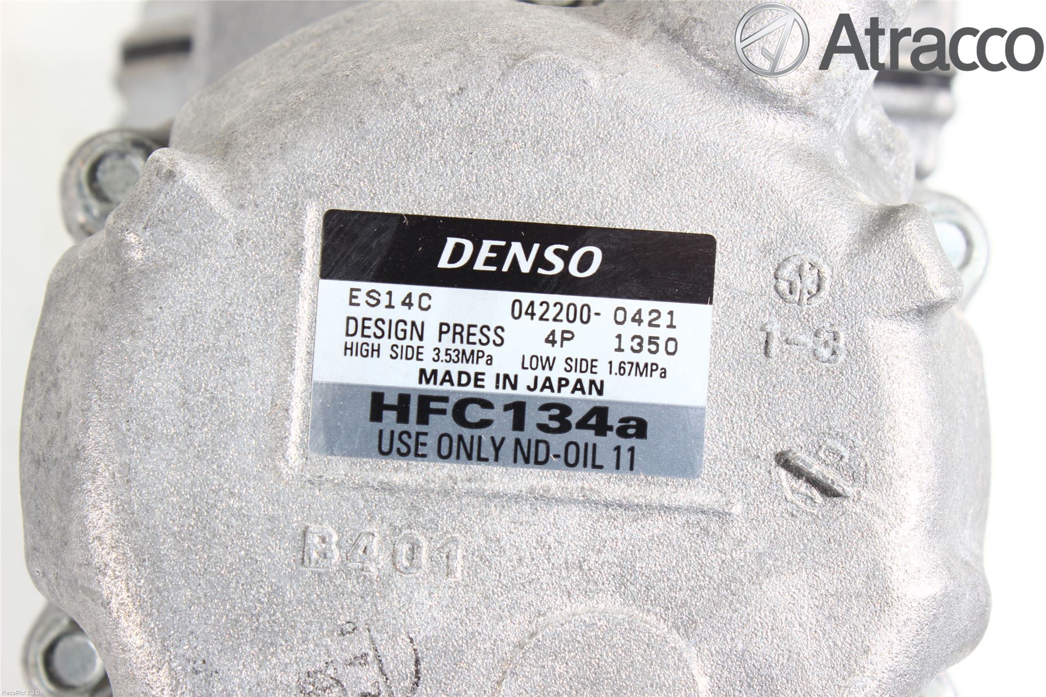 Toyota PRIUS ZVW30 09-20 Varme Ac Kompressor