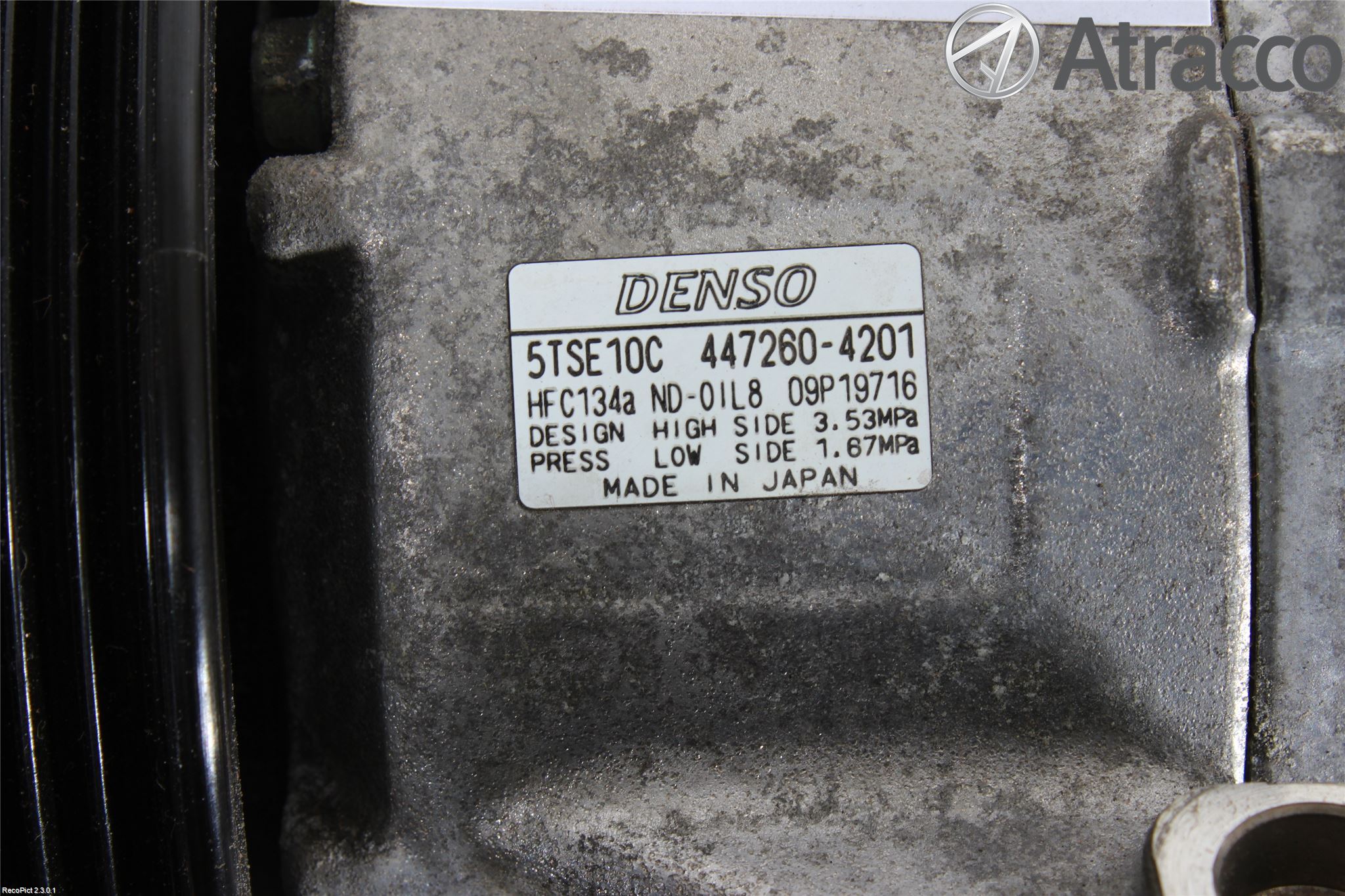 Toyota VERSO-S 11-16 Varme Ac Kompressor