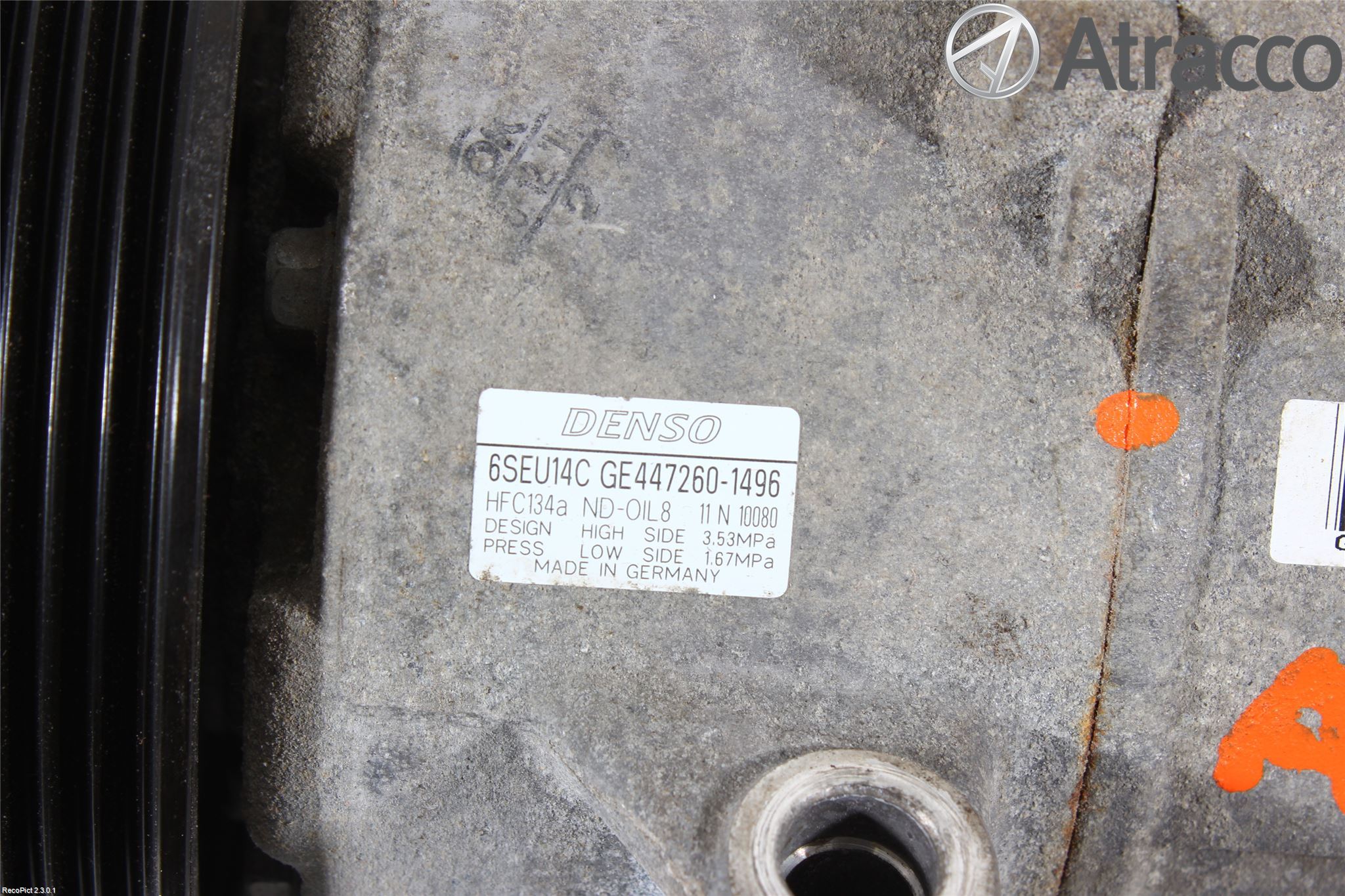 Toyota VERSO 09-18 Varme Ac Kompressor
