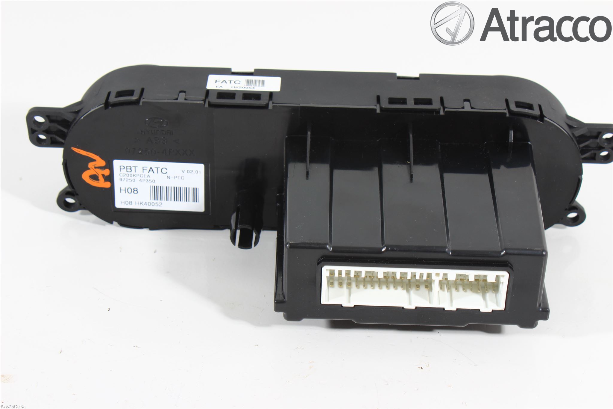 Hyundai i20 PB 09-14 Varme Ac Betjening-Display