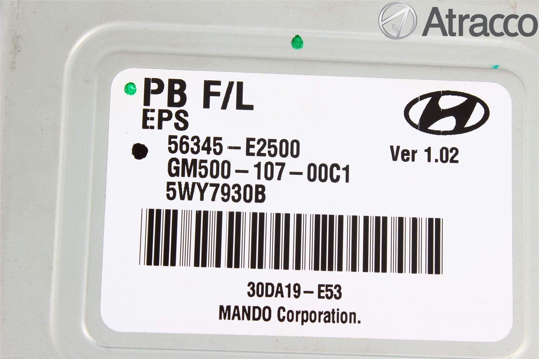 Hyundai i20 PB 09-14 Styreenhet Styreservo