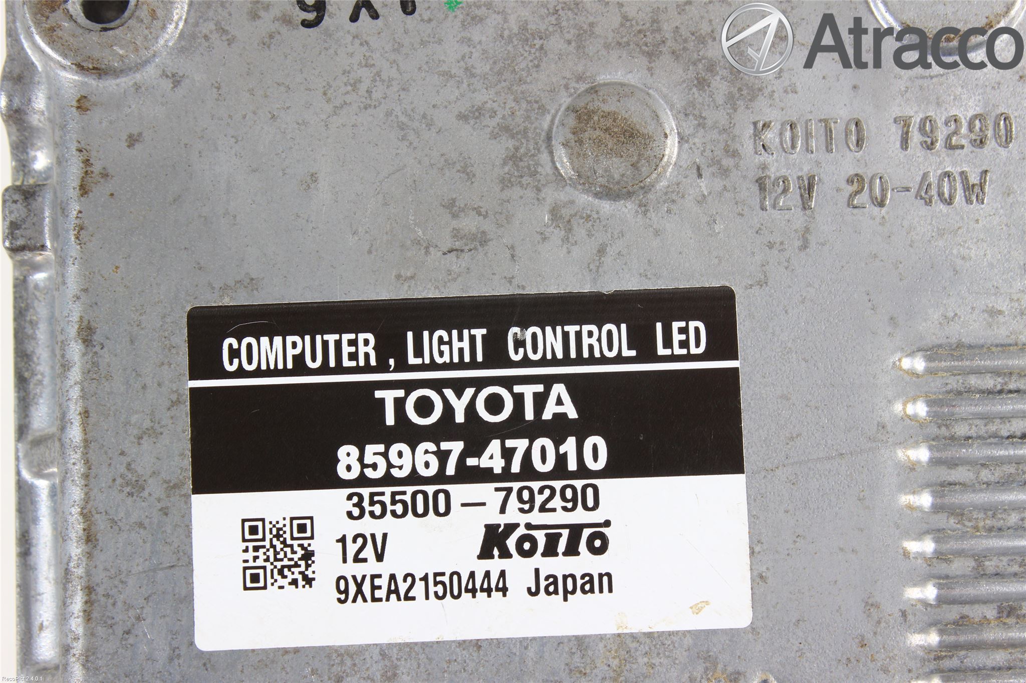 Toyota PRIUS ZVW30 09-20 Styreenhet Xenon