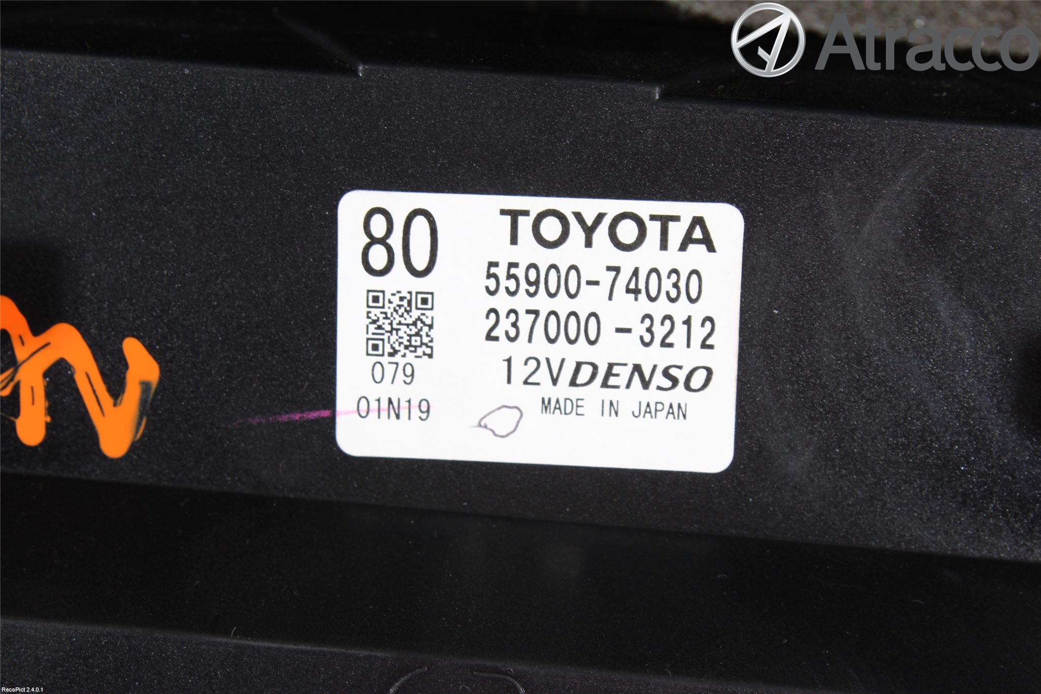 Toyota iQ Varme Ac Betjening-Display