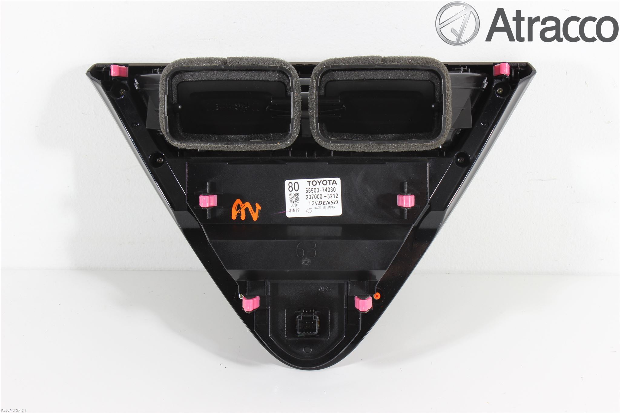 Toyota iQ Varme Ac Betjening-Display