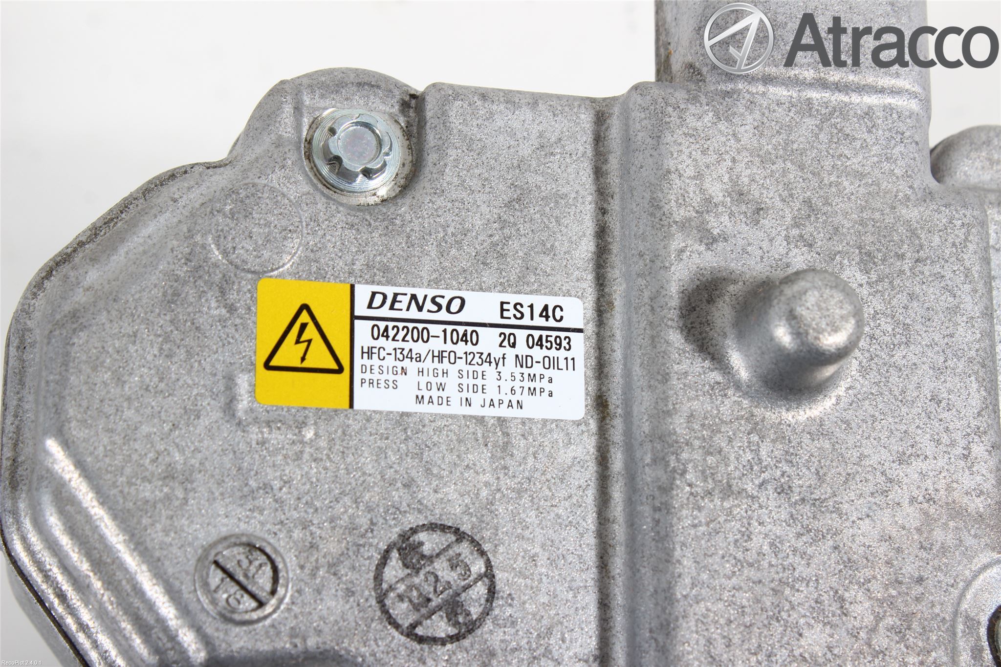 Toyota YARIS XP130 12-14 Varme Ac Kompressor