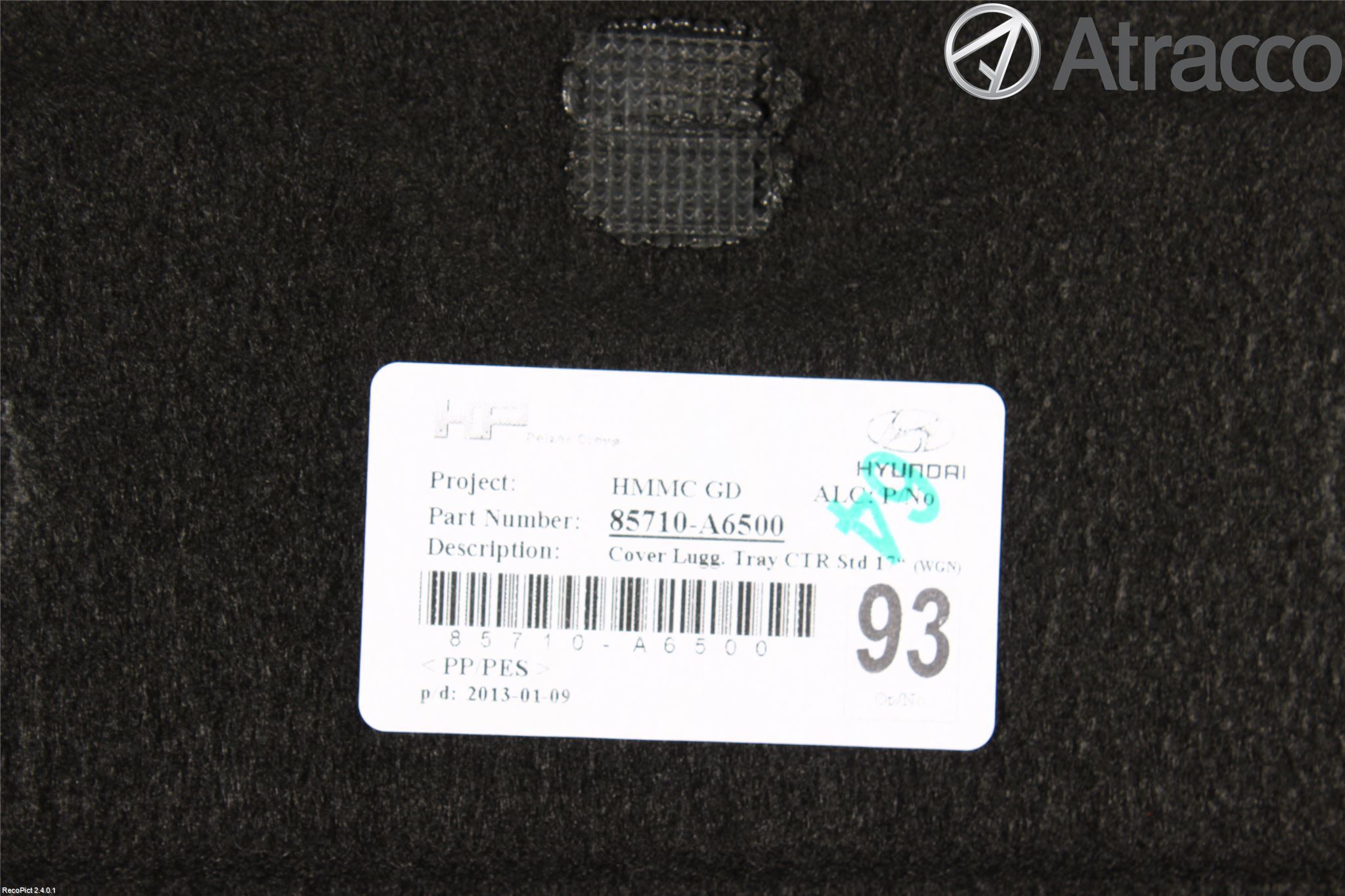 Hyundai i30 GD 13-17 Innr Bagasjeromkledsel