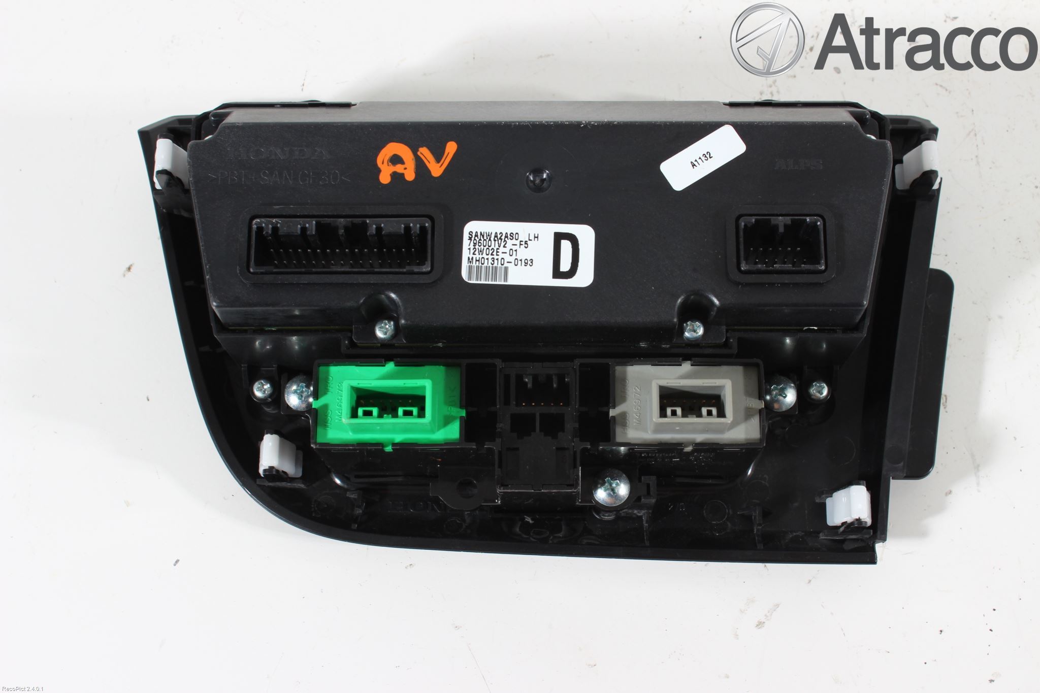 Honda CIVIC 12-16 Varme Ac Betjening-Display