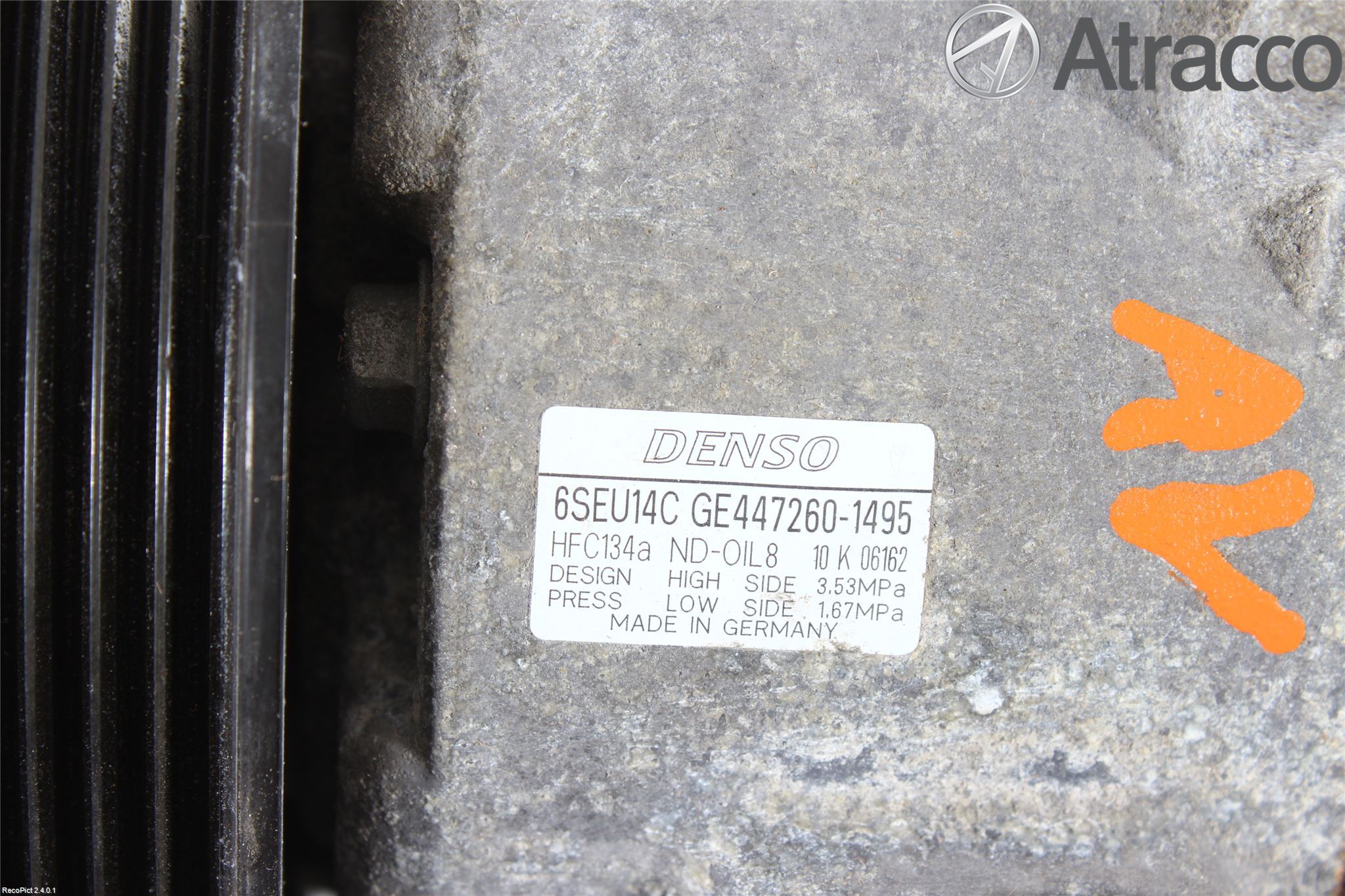 Toyota AVENSIS 09-15 Varme Ac Kompressor