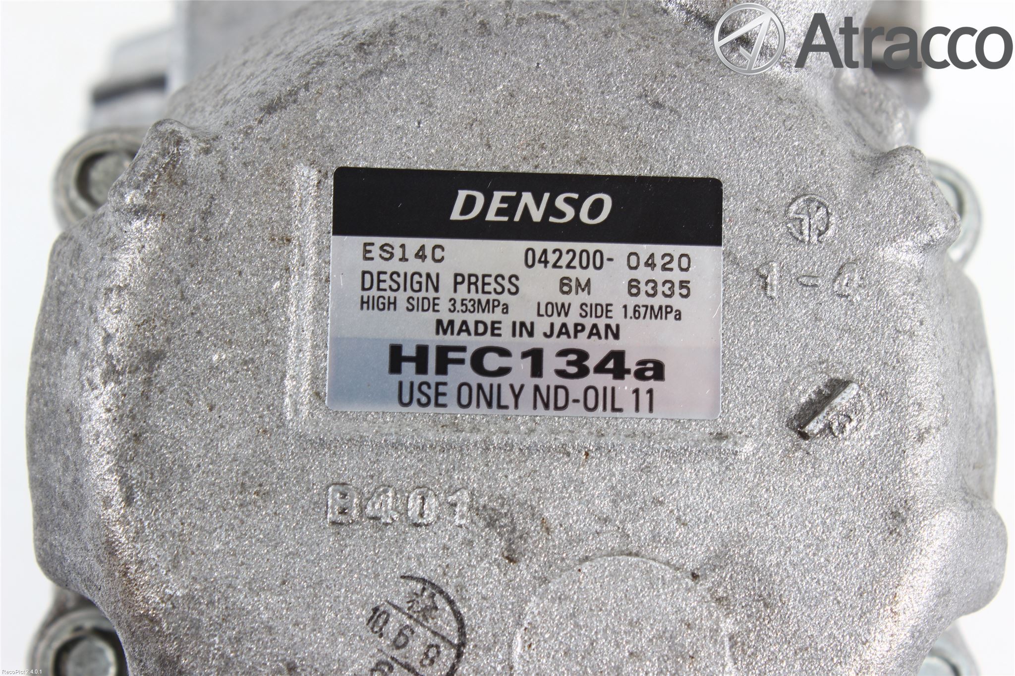 Toyota AURIS 10-12 Varme Ac Kompressor