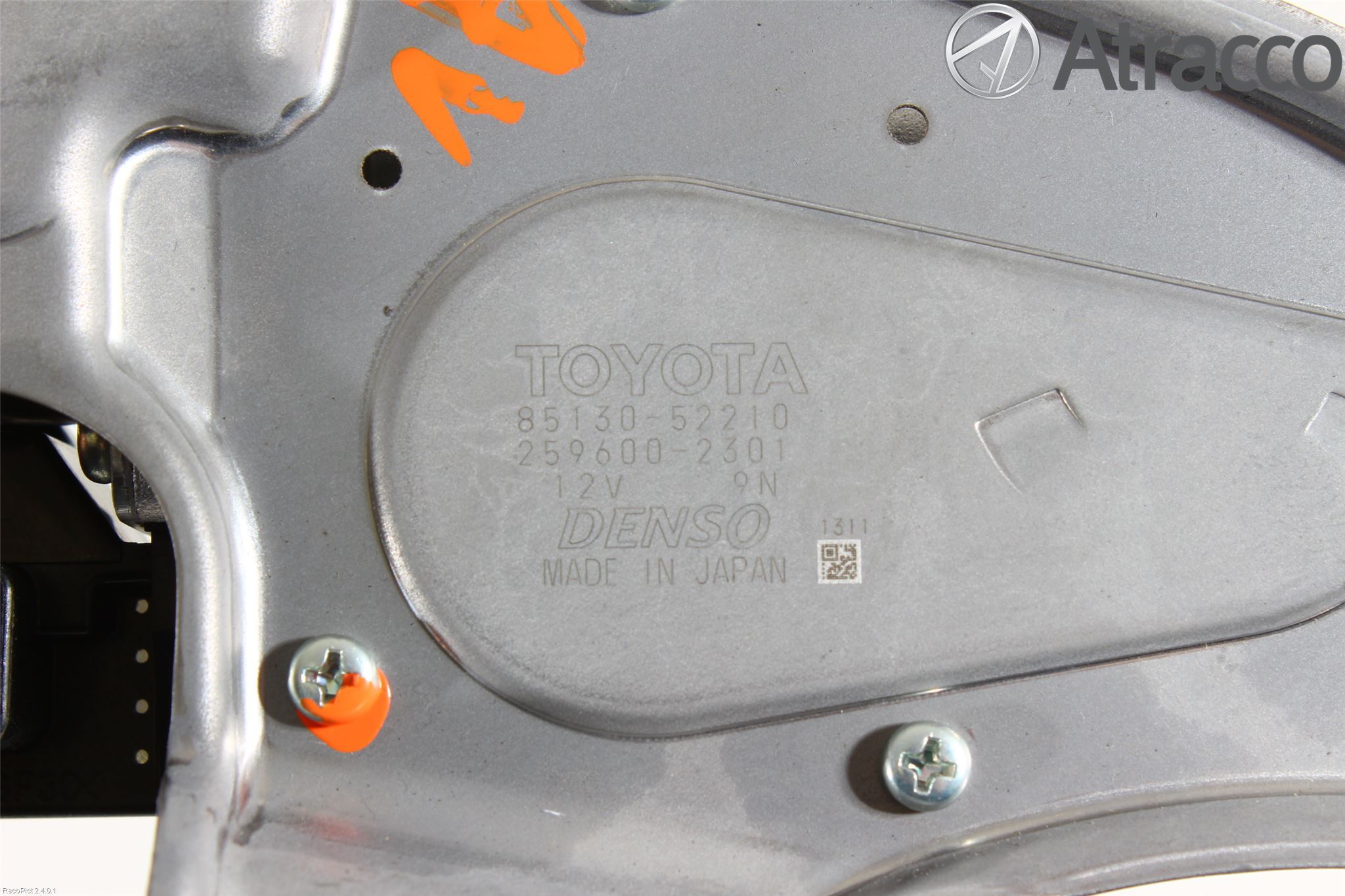 Toyota VERSO-S 11-16 Viskermotor Bakluke