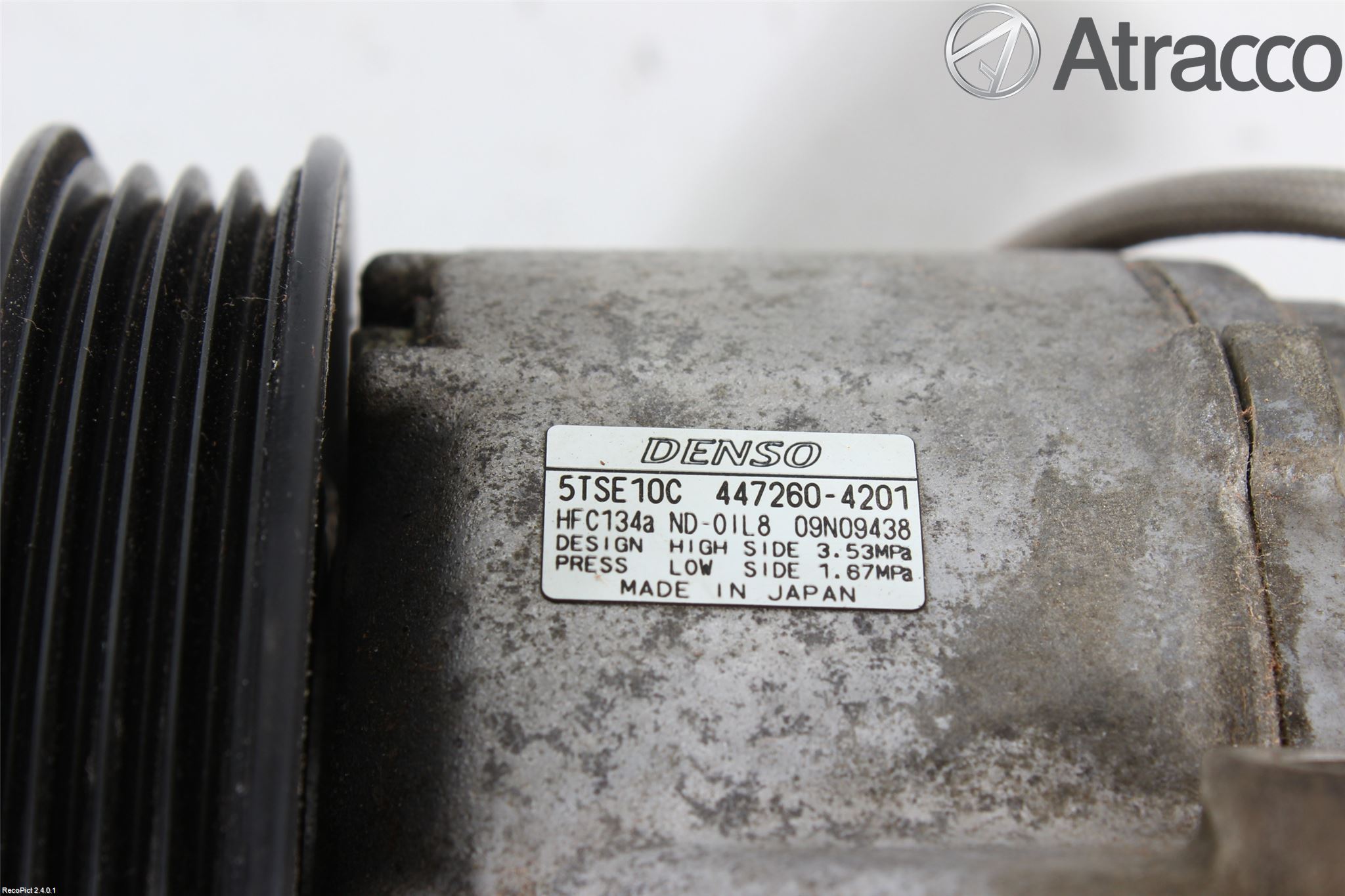 Toyota VERSO-S 11-16 Varme Ac Kompressor