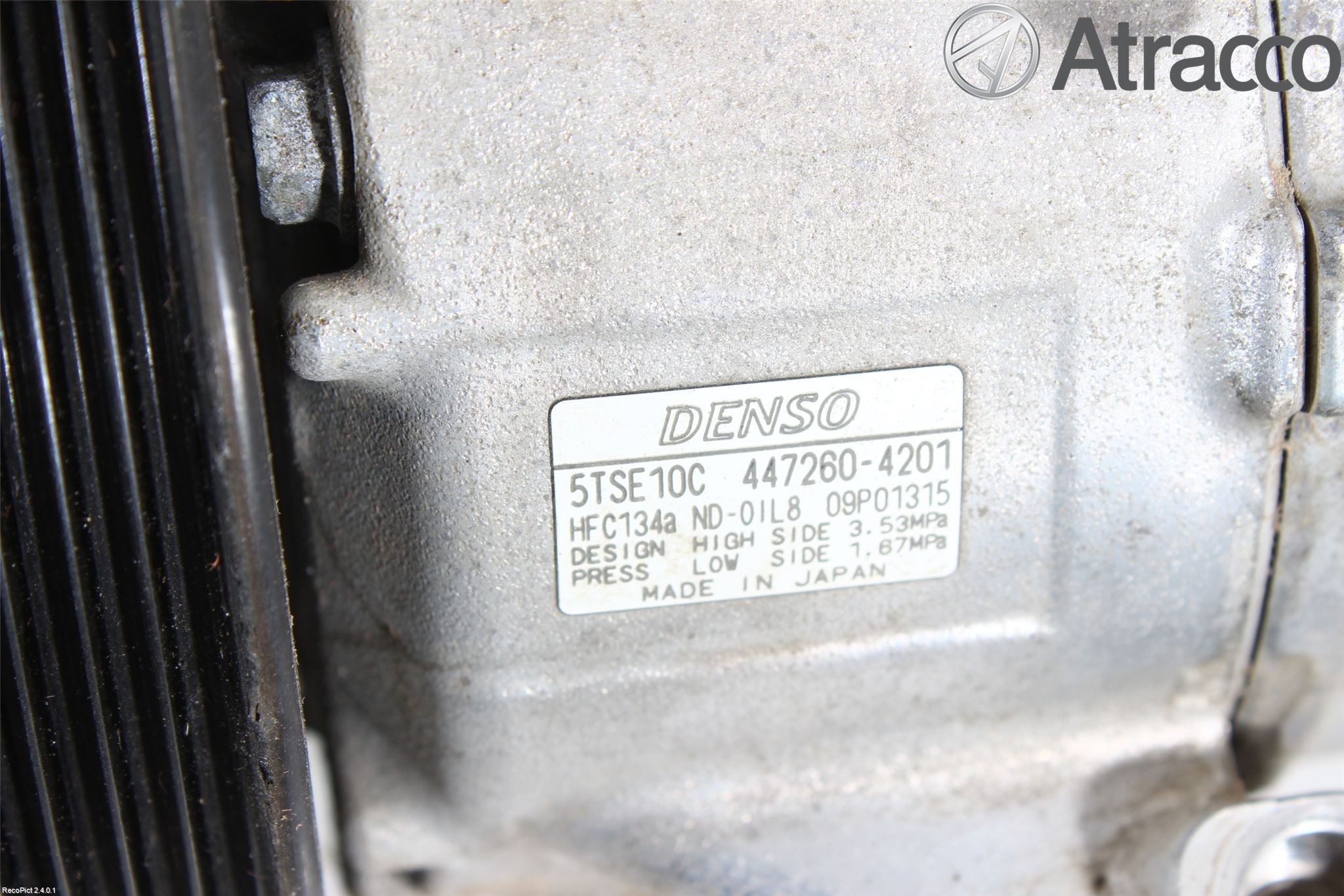 Toyota VERSO-S 11-16 Varme Ac Kompressor