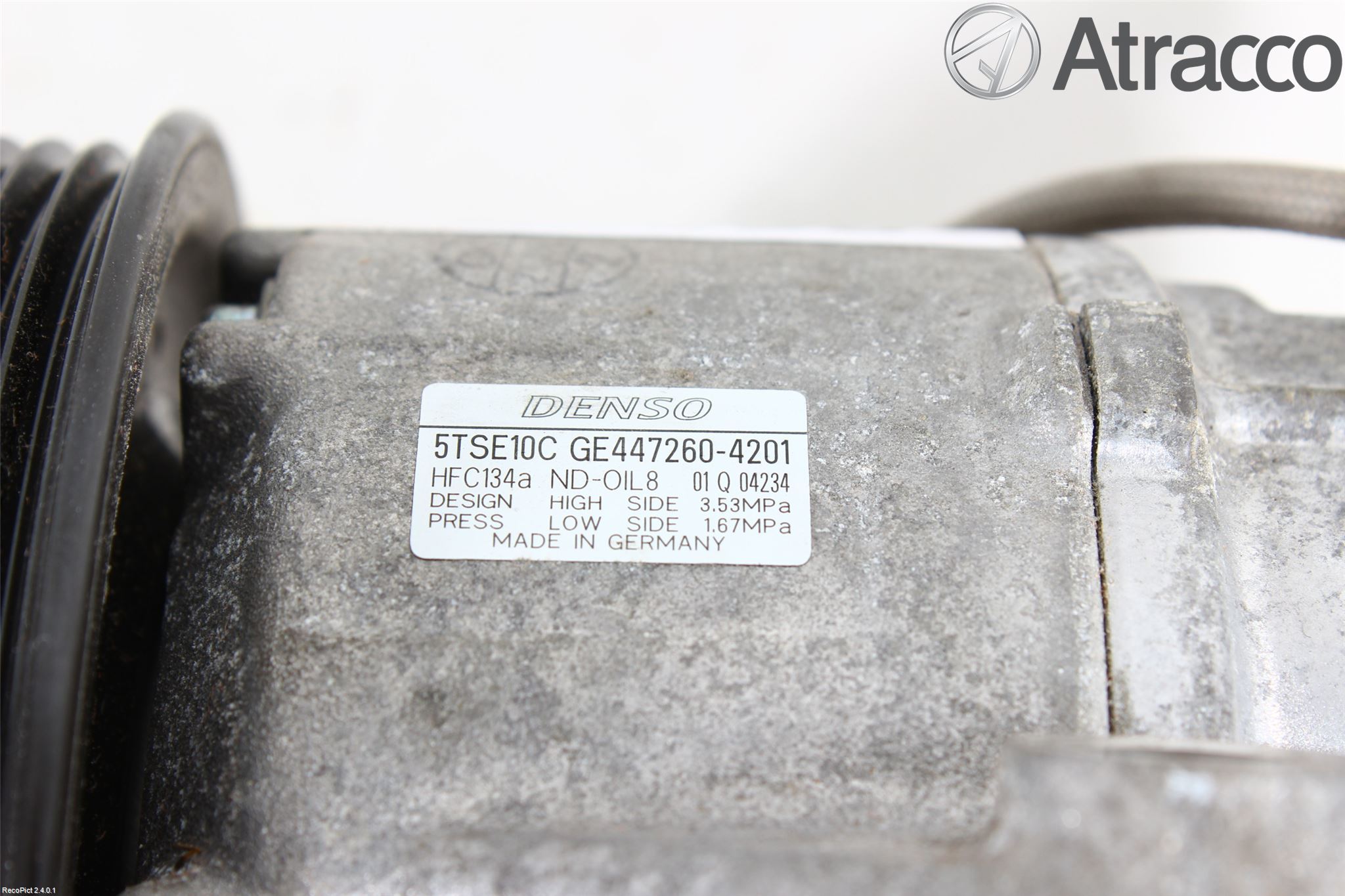 Toyota YARIS XP130 12-14 Varme Ac Kompressor