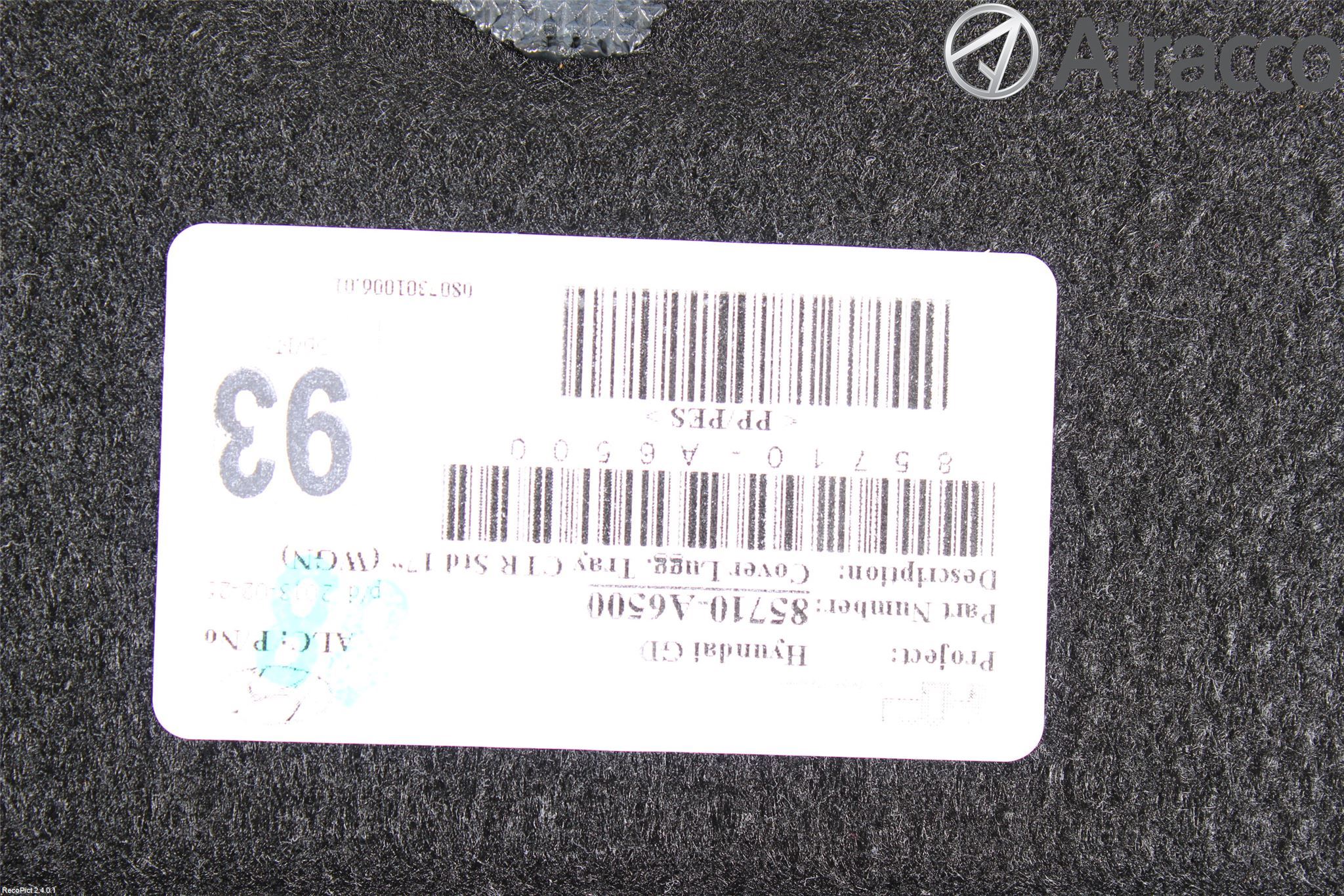 Hyundai i30 GD 13-17 Innr Bagasjeromkledsel