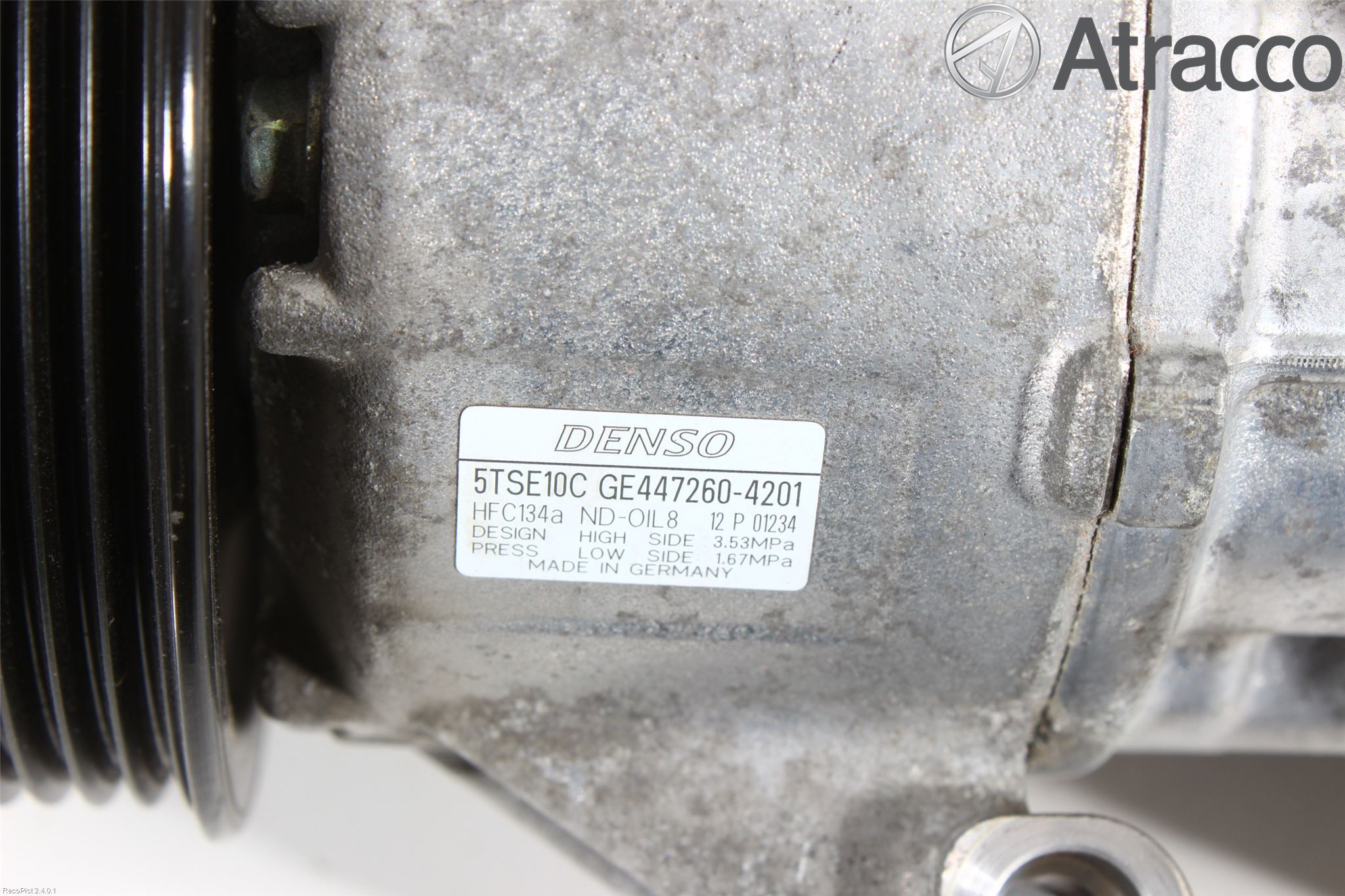 Toyota YARIS XP130 12-14 Varme Ac Kompressor