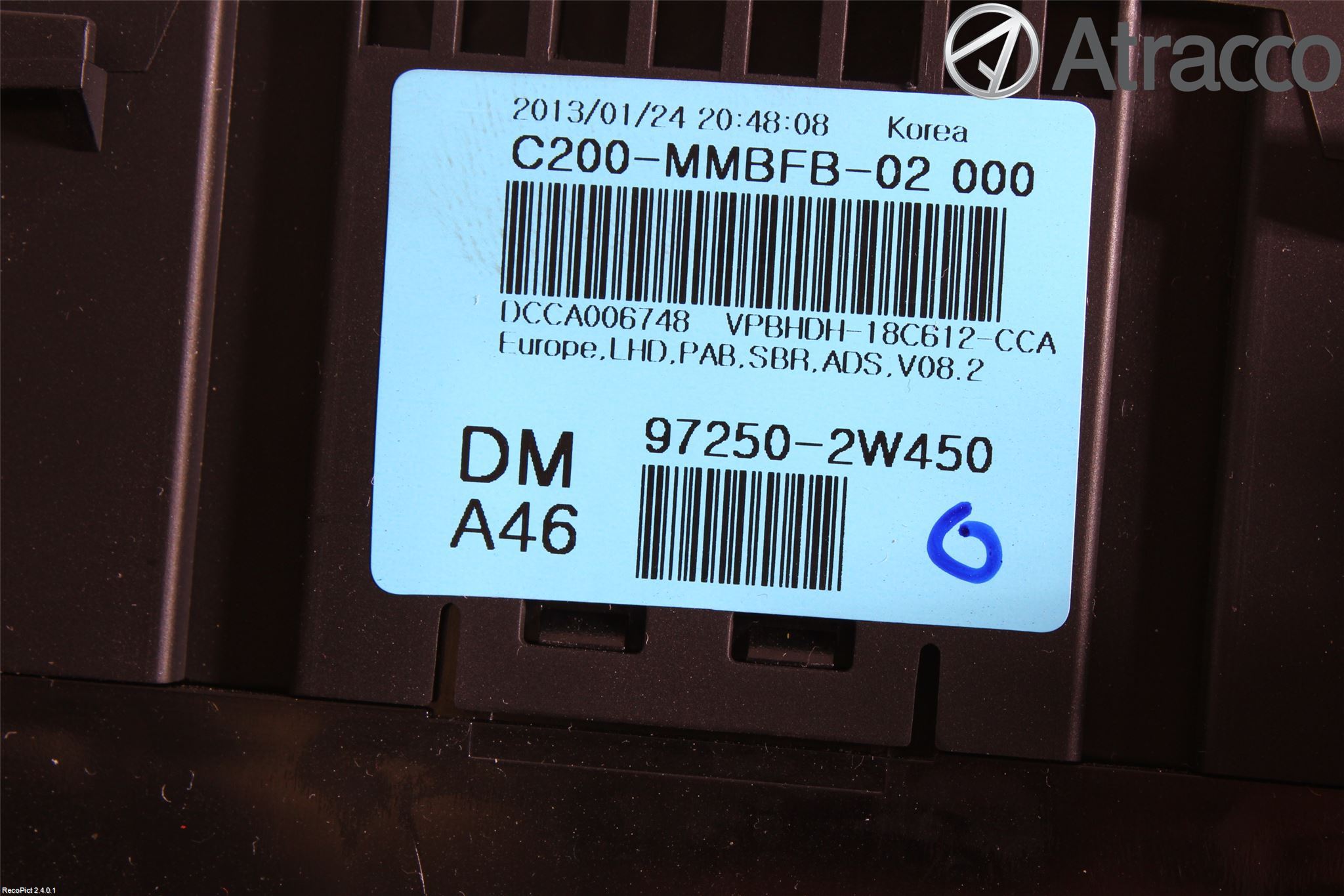 Hyundai SANTA FE 13-18 Varme Ac Betjening-Display