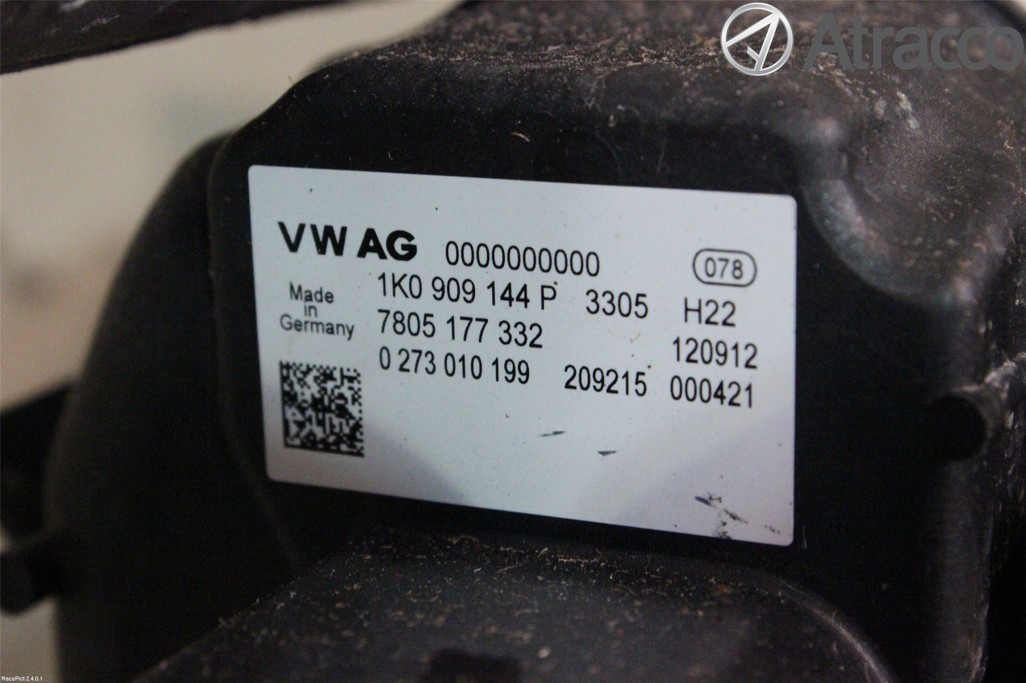 Volkswagen VW CADDY 11-15 Servo Snekke - Tannstang