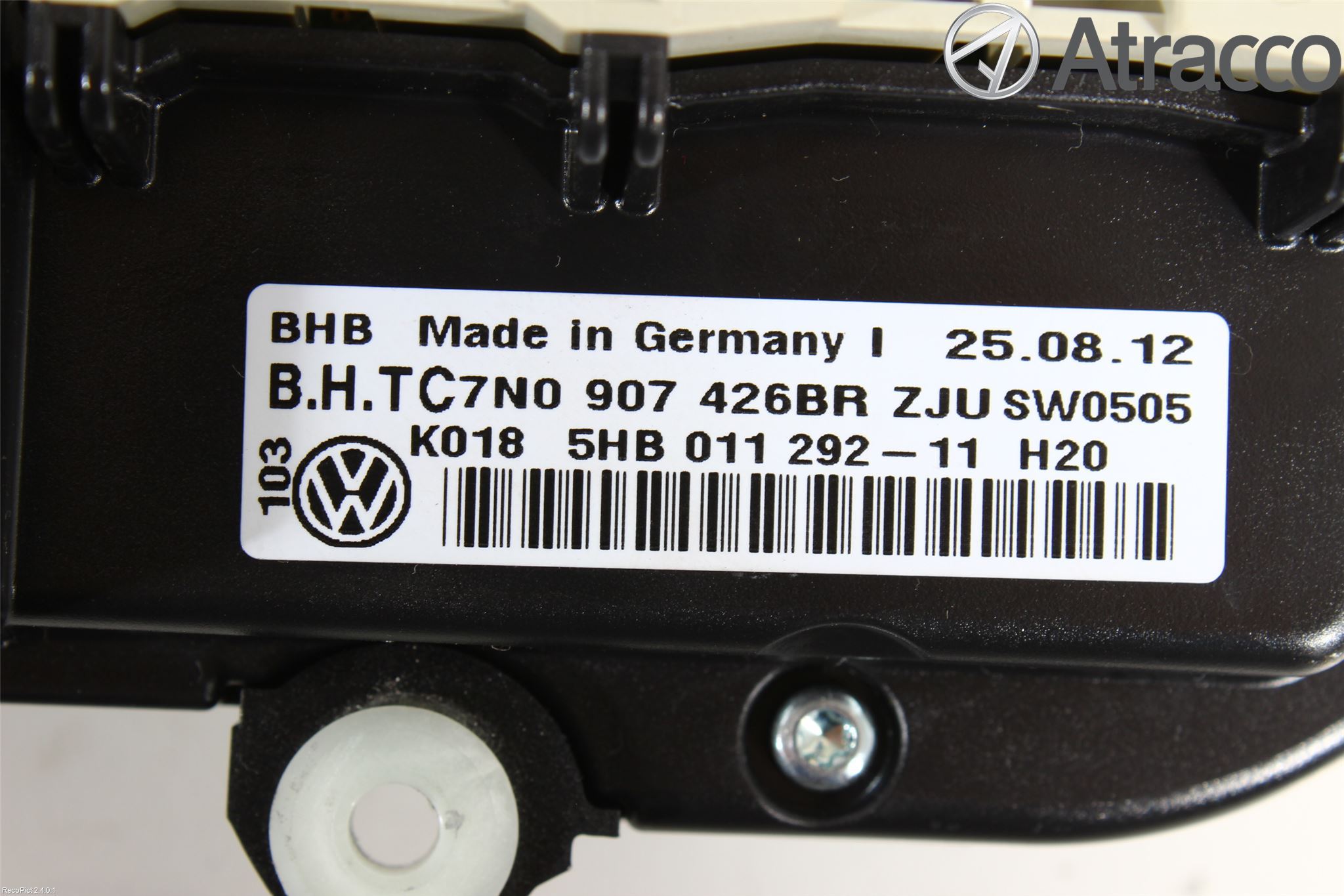 Volkswagen VW CADDY 11-15 Varme Ac Betjening-Display