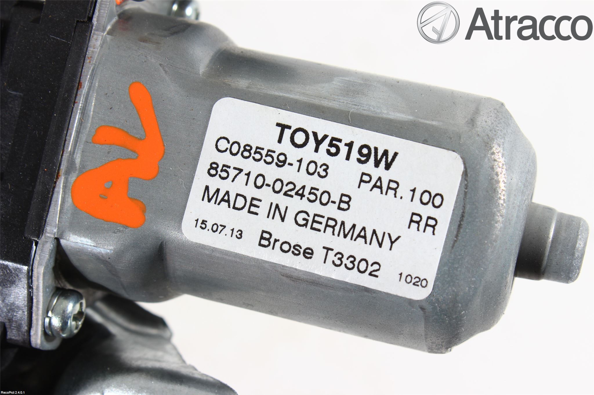 Toyota AURIS 13-19 Vindusheis