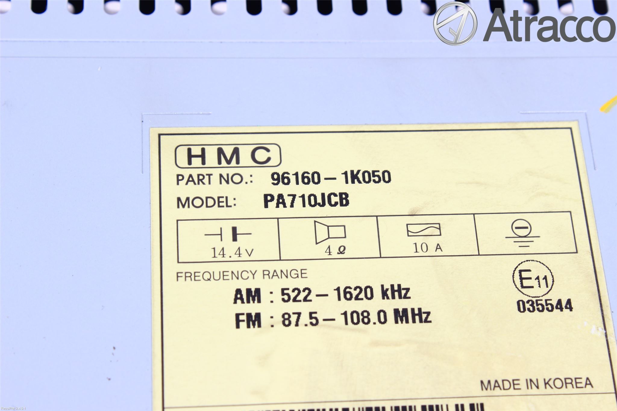 Hyundai ix20 Stereo Radio Med Cd