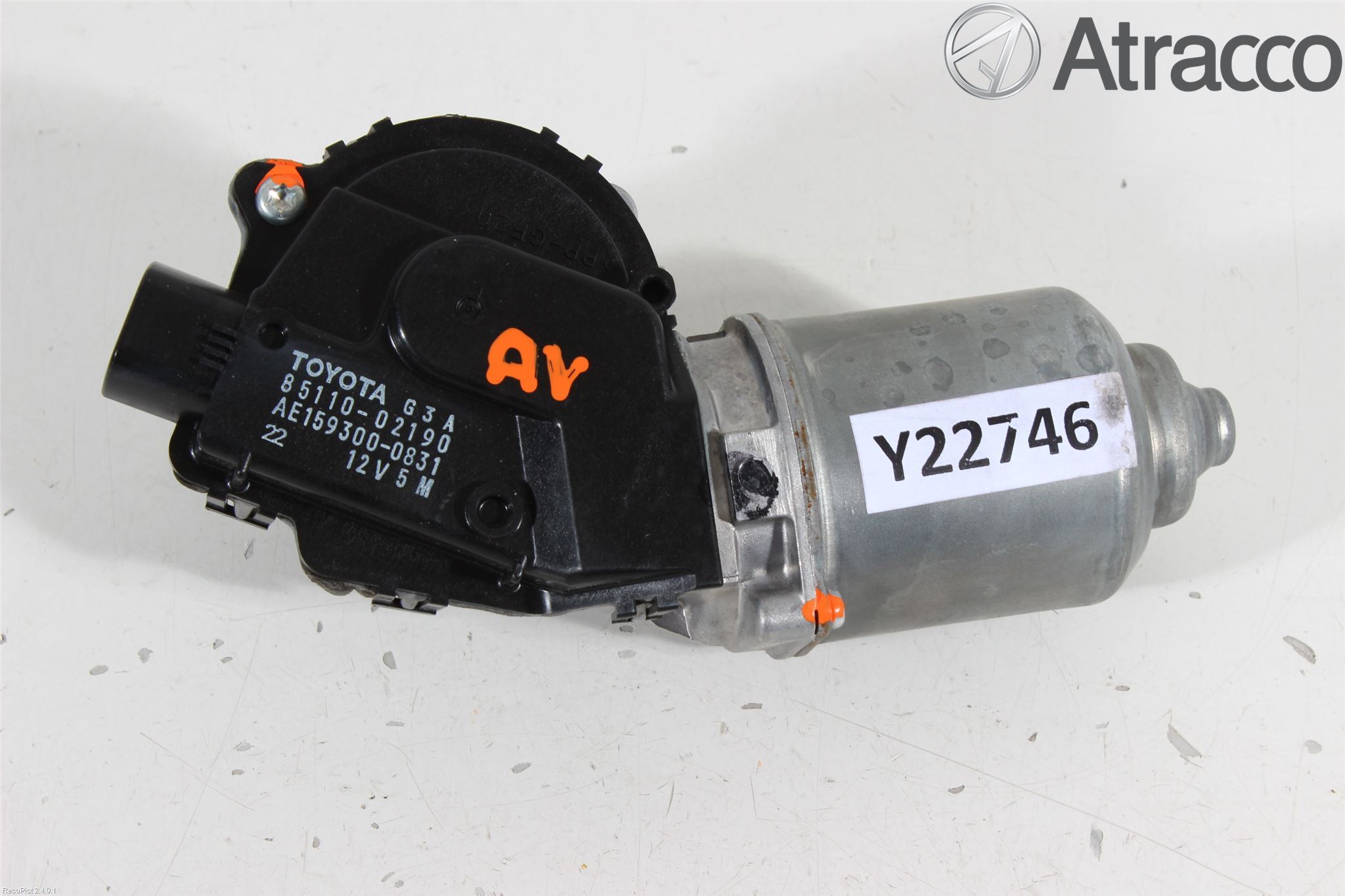 Toyota AURIS 10-12 Viskermotor Frontrute