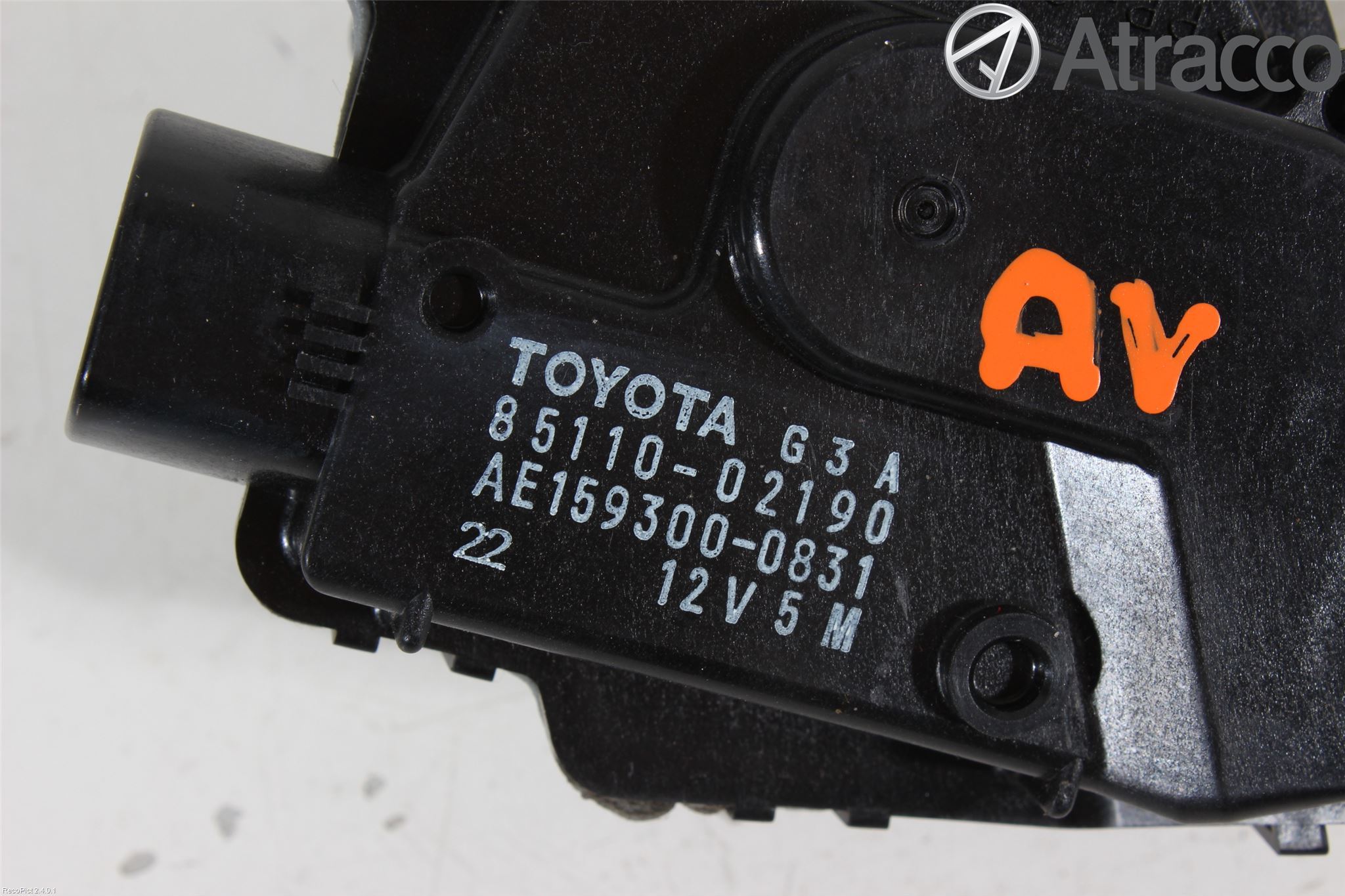 Toyota AURIS 10-12 Viskermotor Frontrute