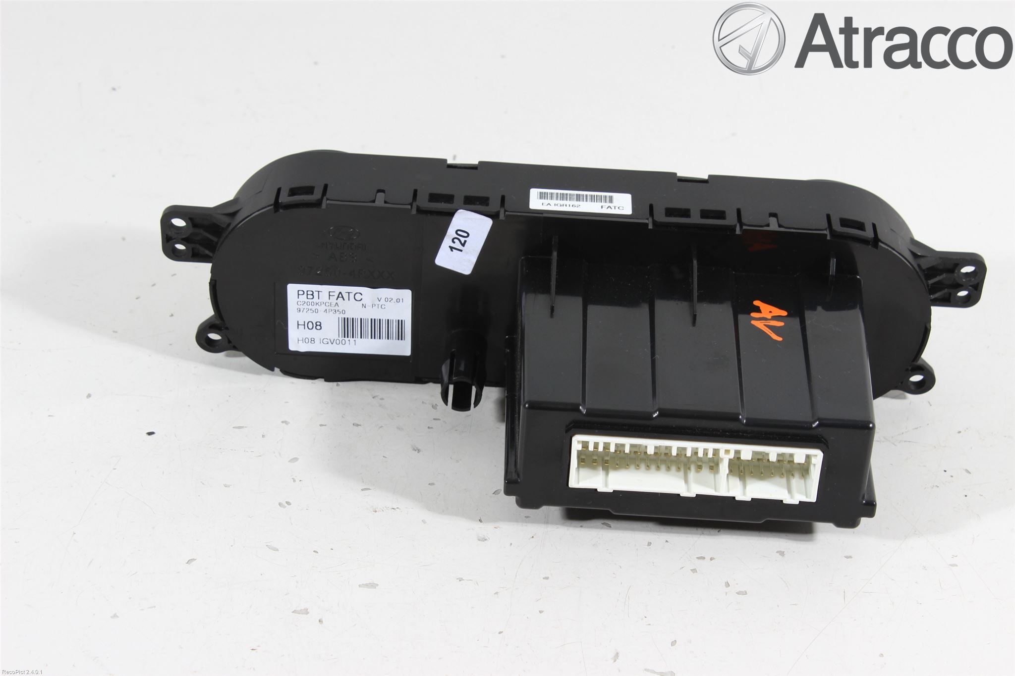 Hyundai i20 PB 09-14 Varme Ac Betjening-Display