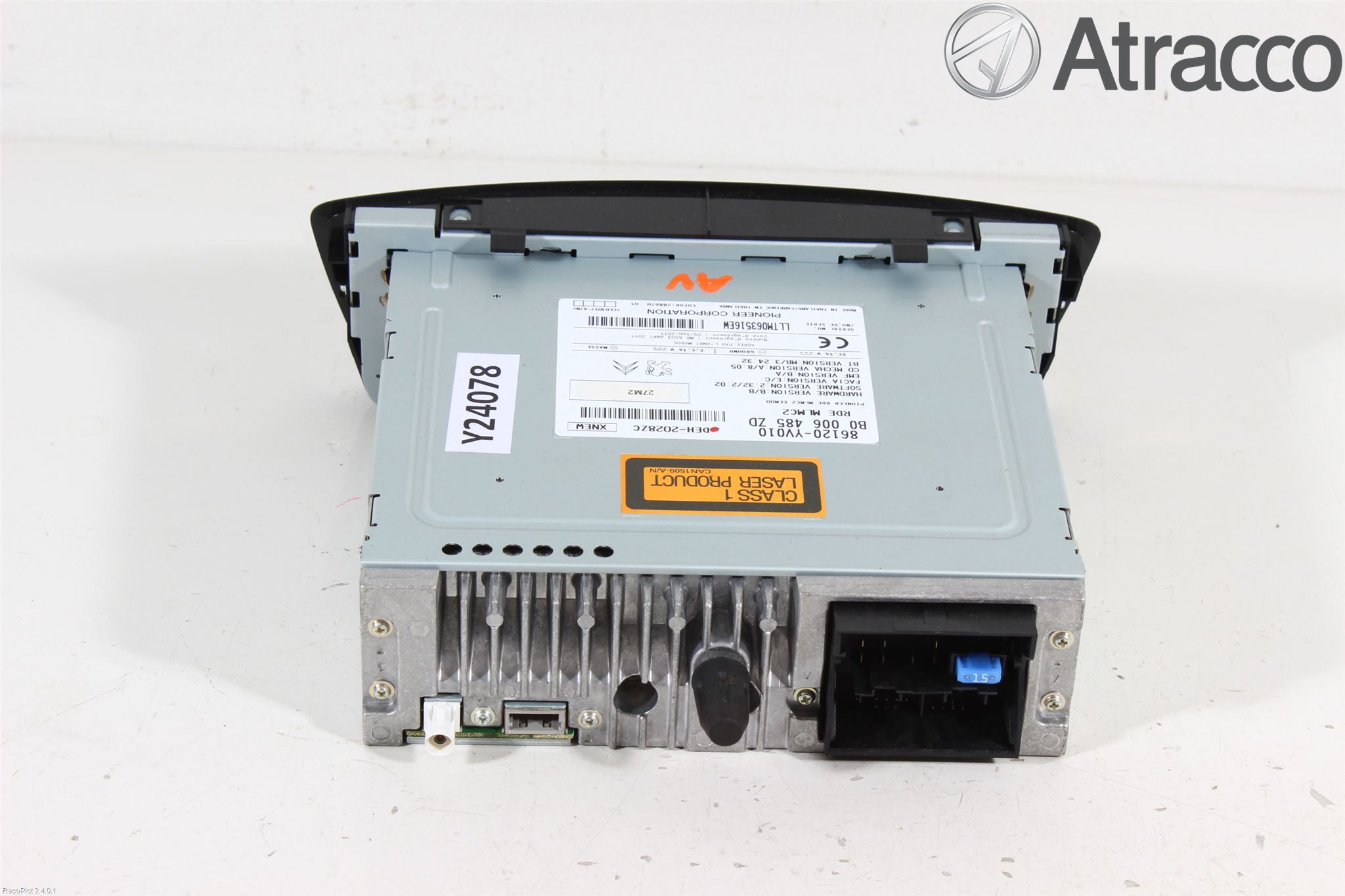 Toyota AYGO 06-14 Stereo Radio Med Cd