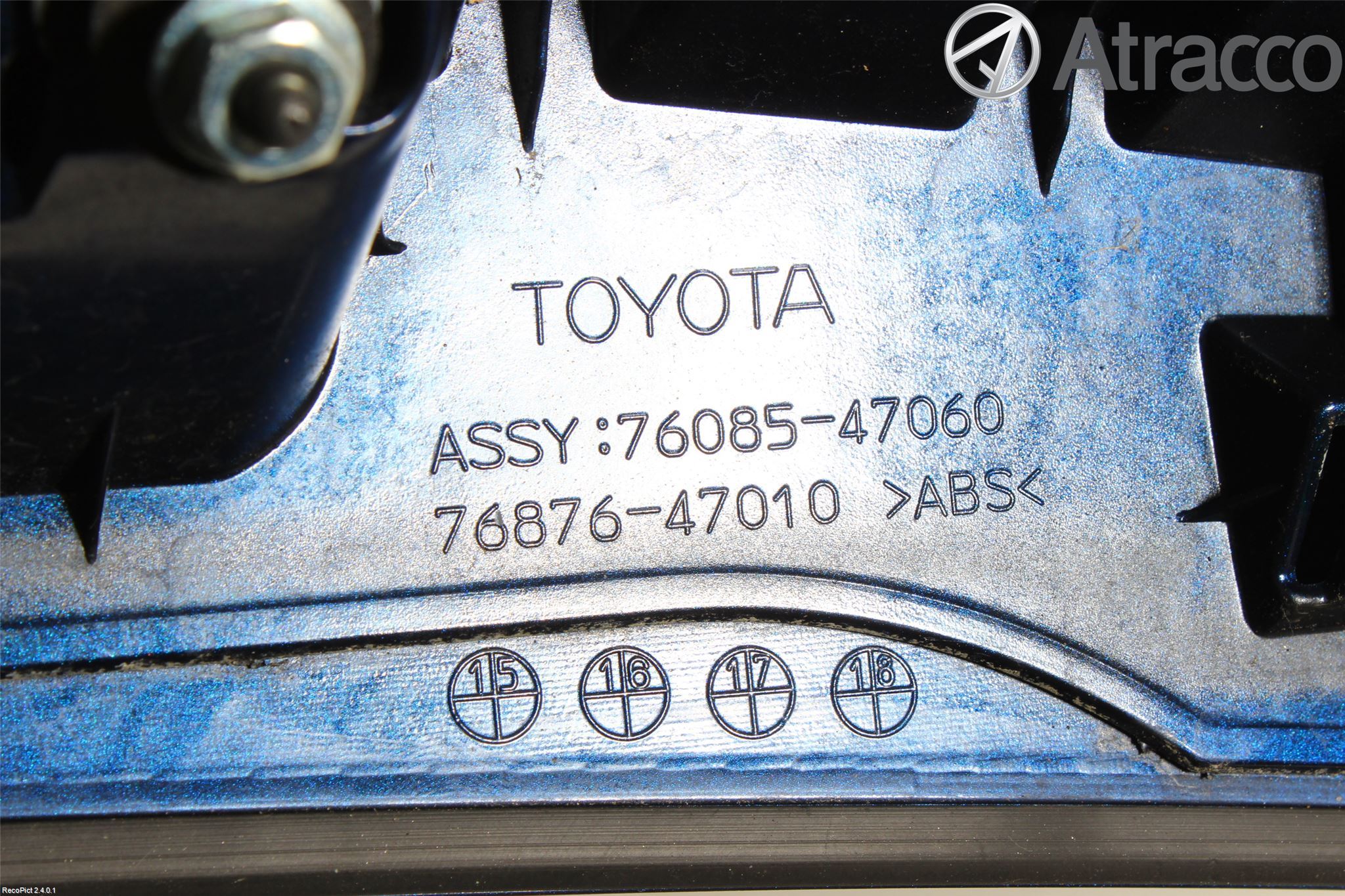 Toyota PRIUS+ ZVW40 12-20 Spoiler Bakluke