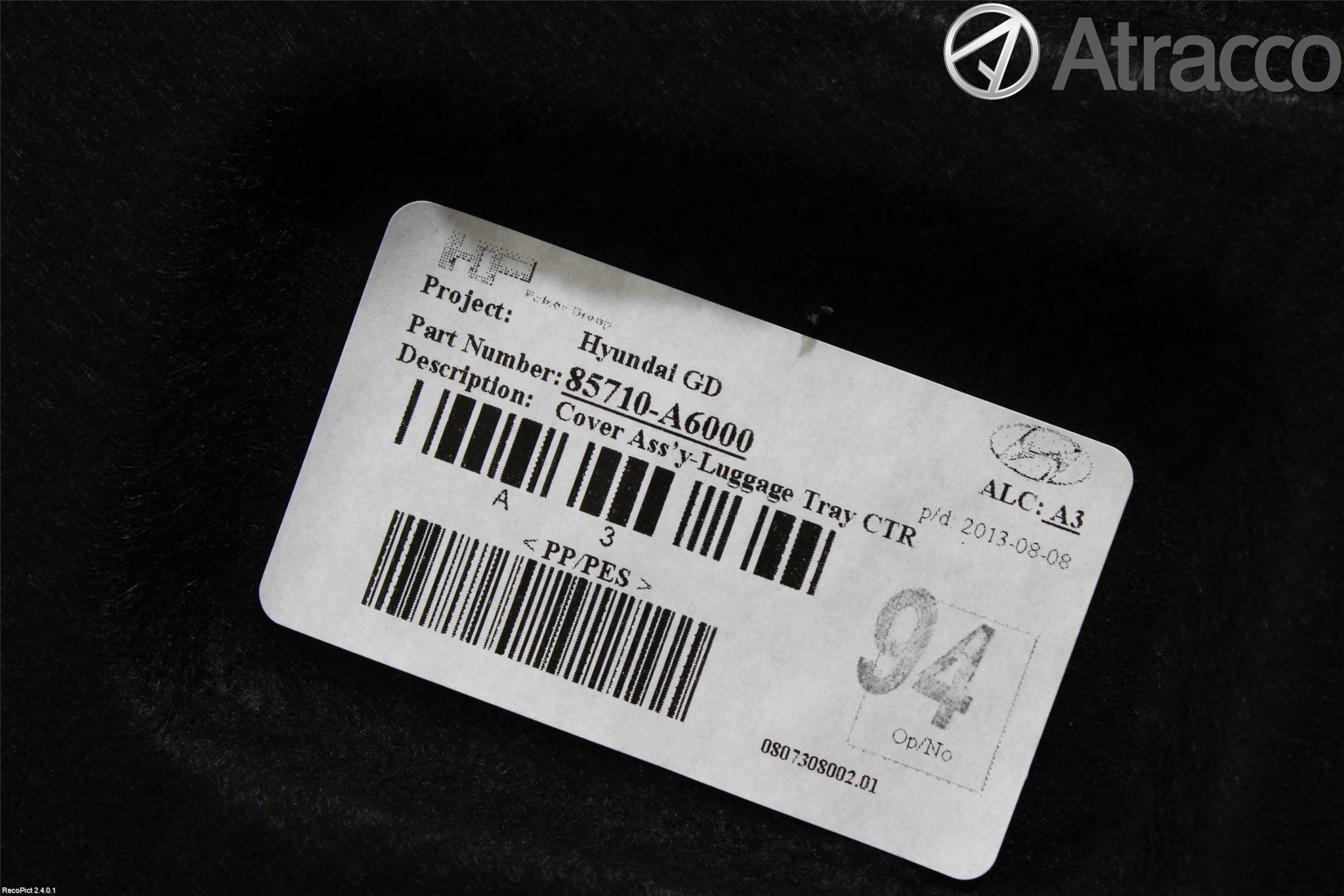 Hyundai i30 GD 13-17 Innr Bagasjeromkledsel