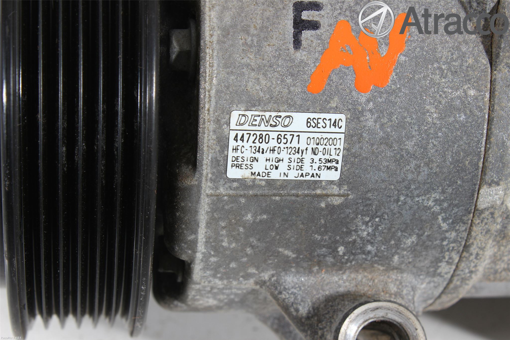 Toyota AURIS 13-19 Varme Ac Kompressor