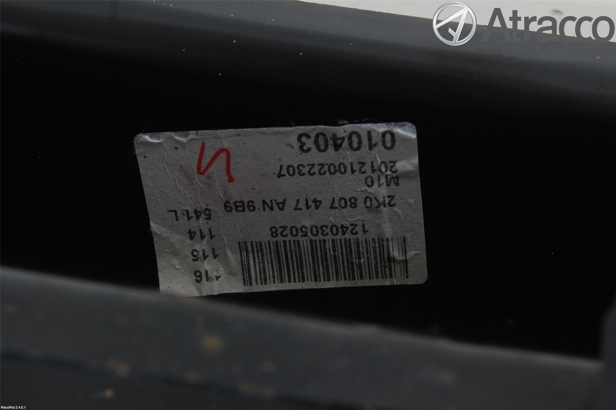 Volkswagen VW CADDY 11-15 Støtfanger Bak Bjelke