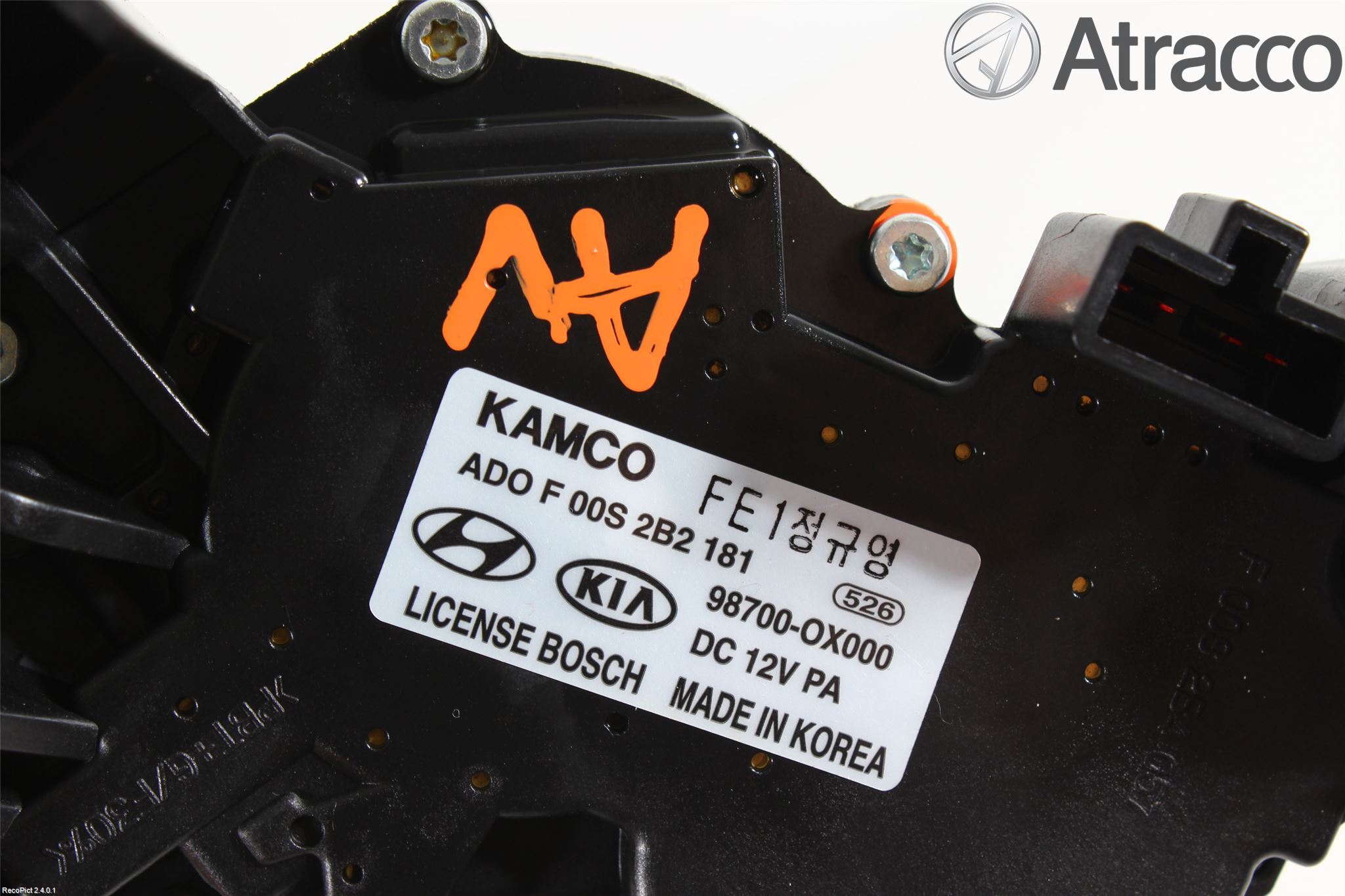 Hyundai i10 PA 08-13 Viskermotor Bakluke