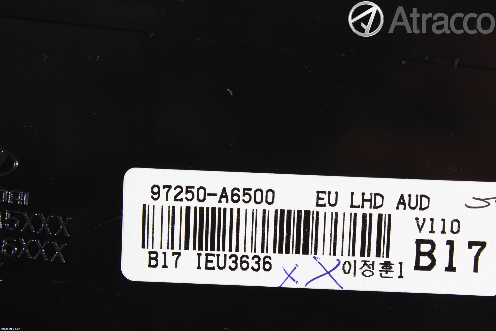 Hyundai i30 GD 13-17 Varme Ac Betjening-Display