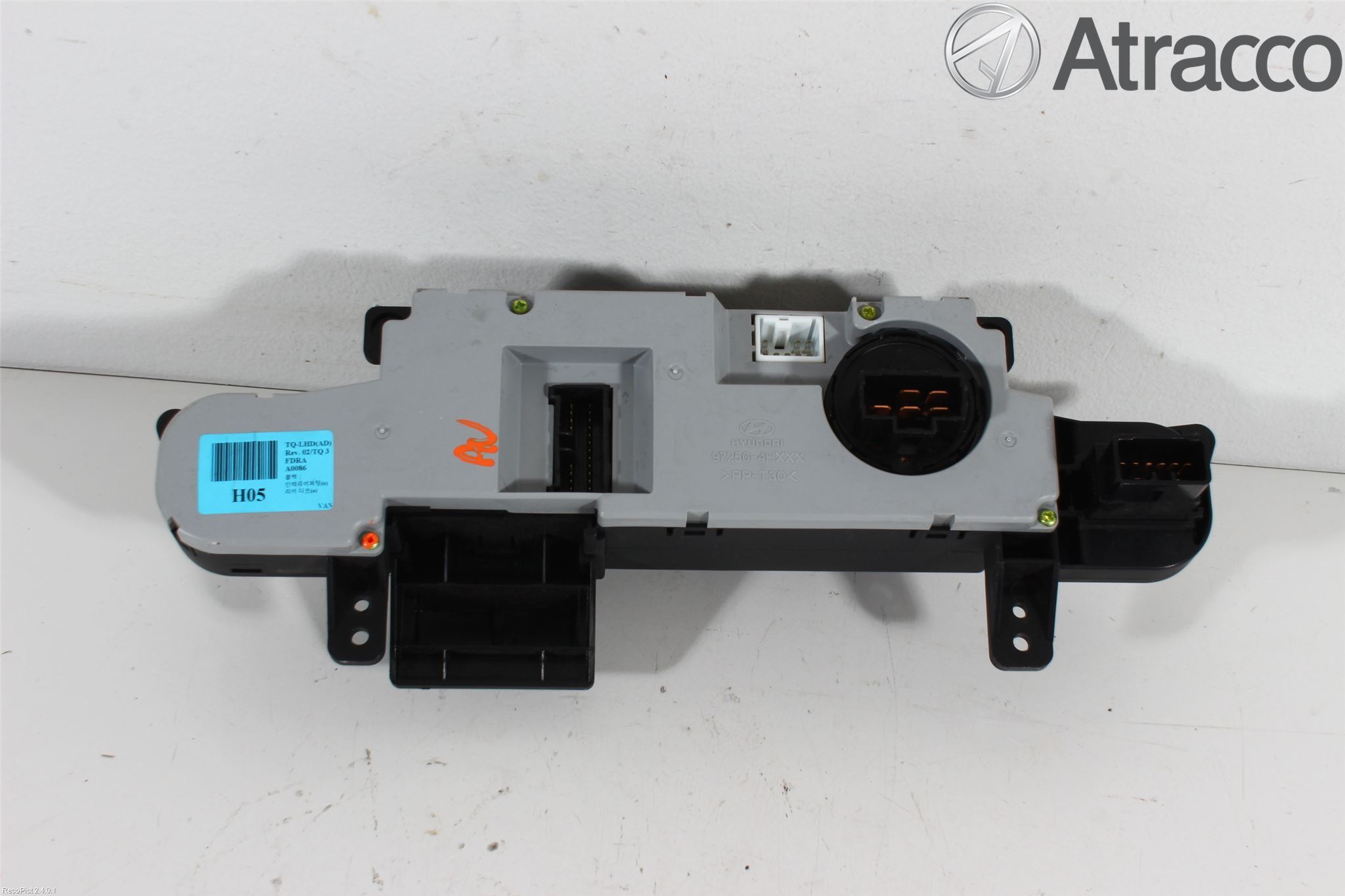 Hyundai H-1/STAREX 08-21 Varme Ac Betjening-Display